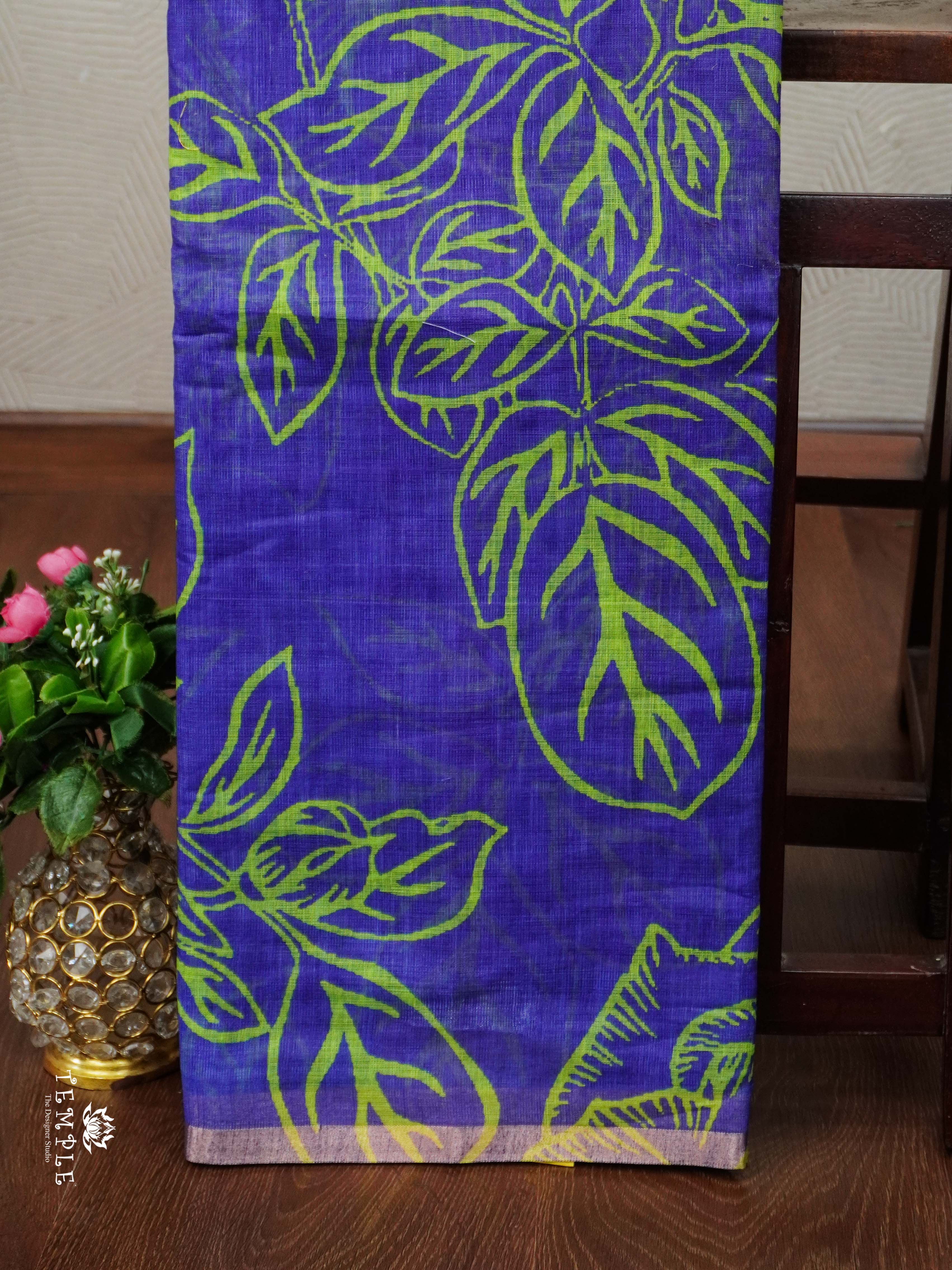 Printed Chanderi Cotton saree | TTDS2251