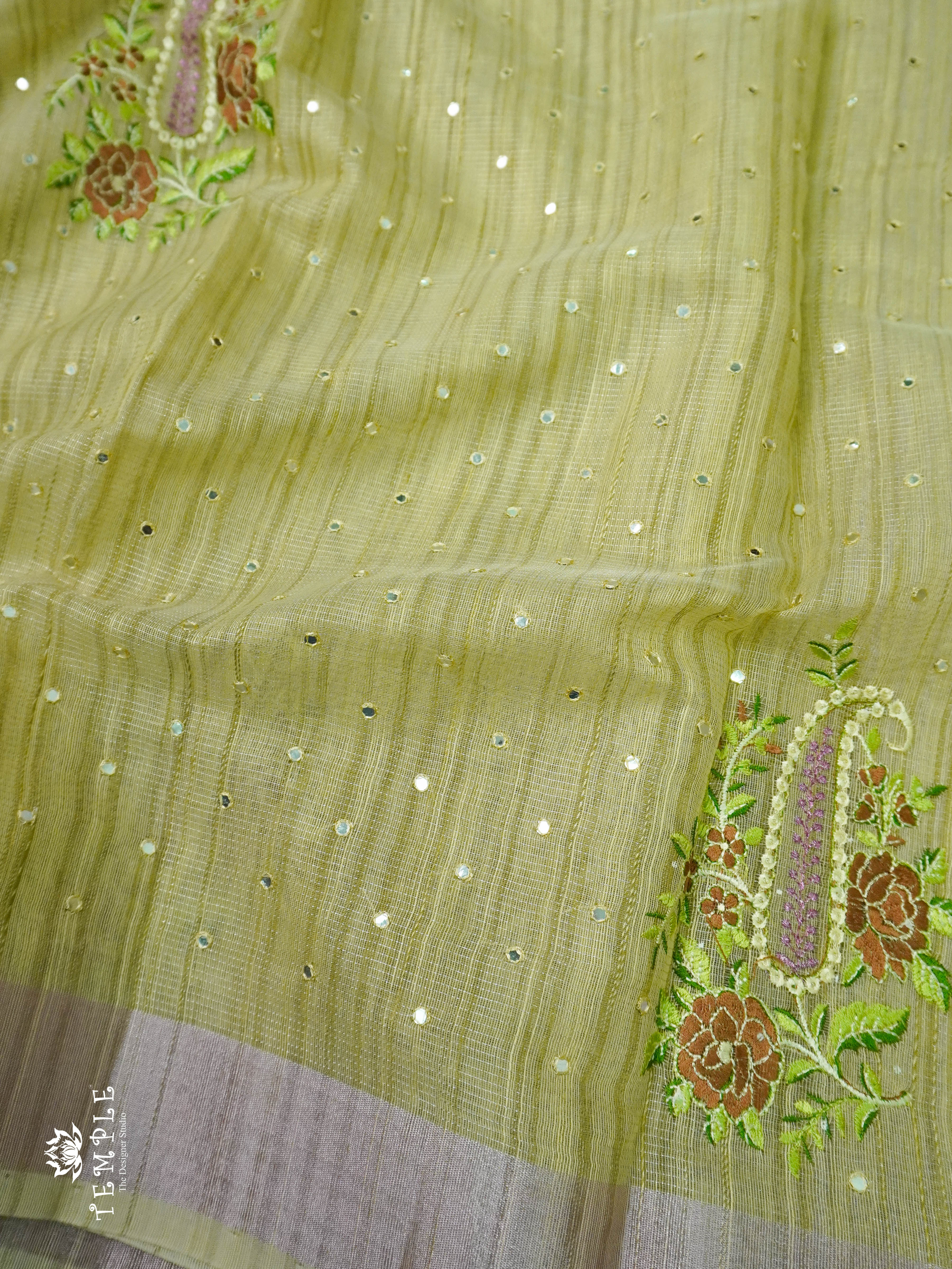 Tissue Linen Saree | TTDS703