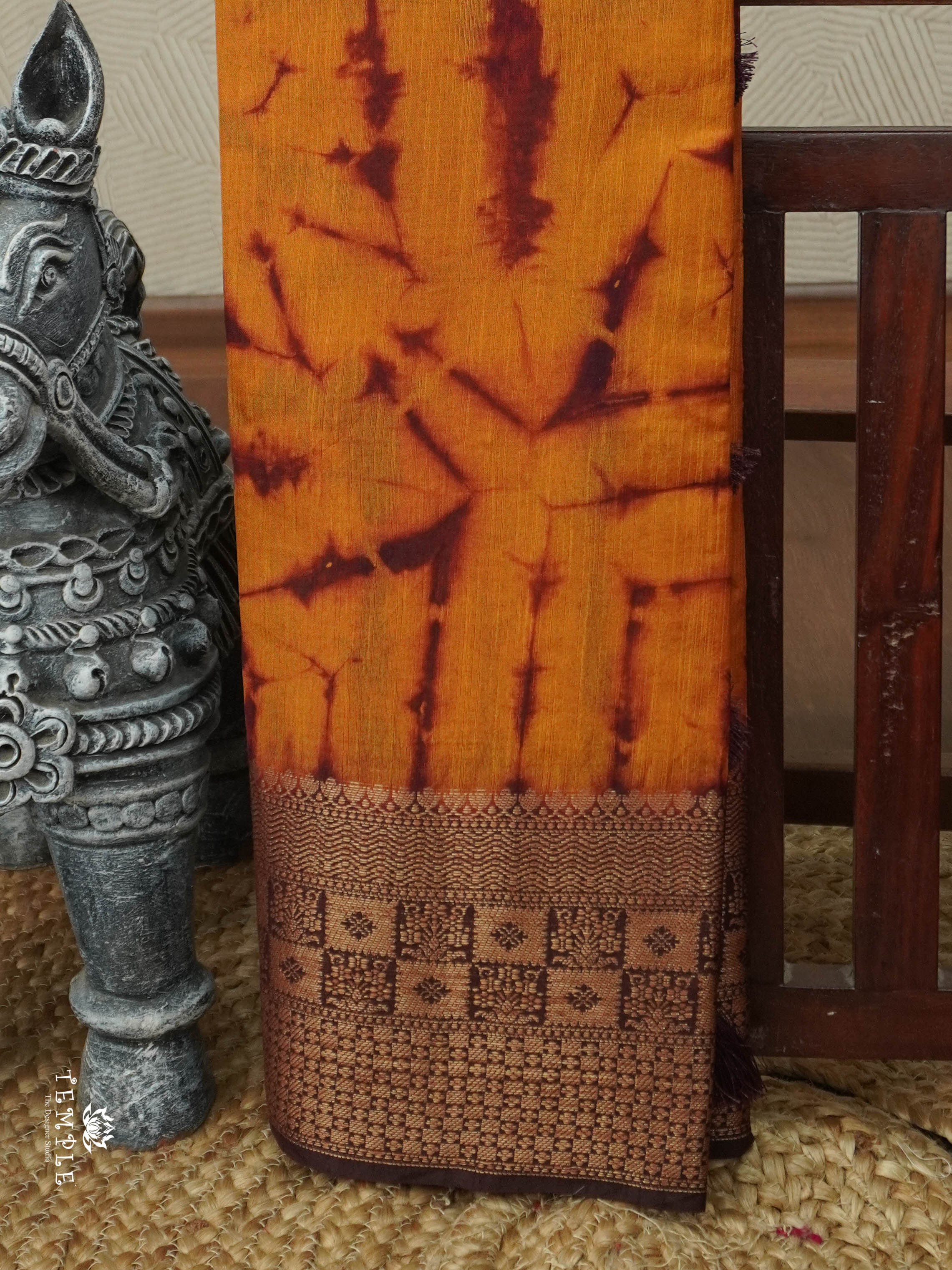 Jute Silk Saree | TTDS2875