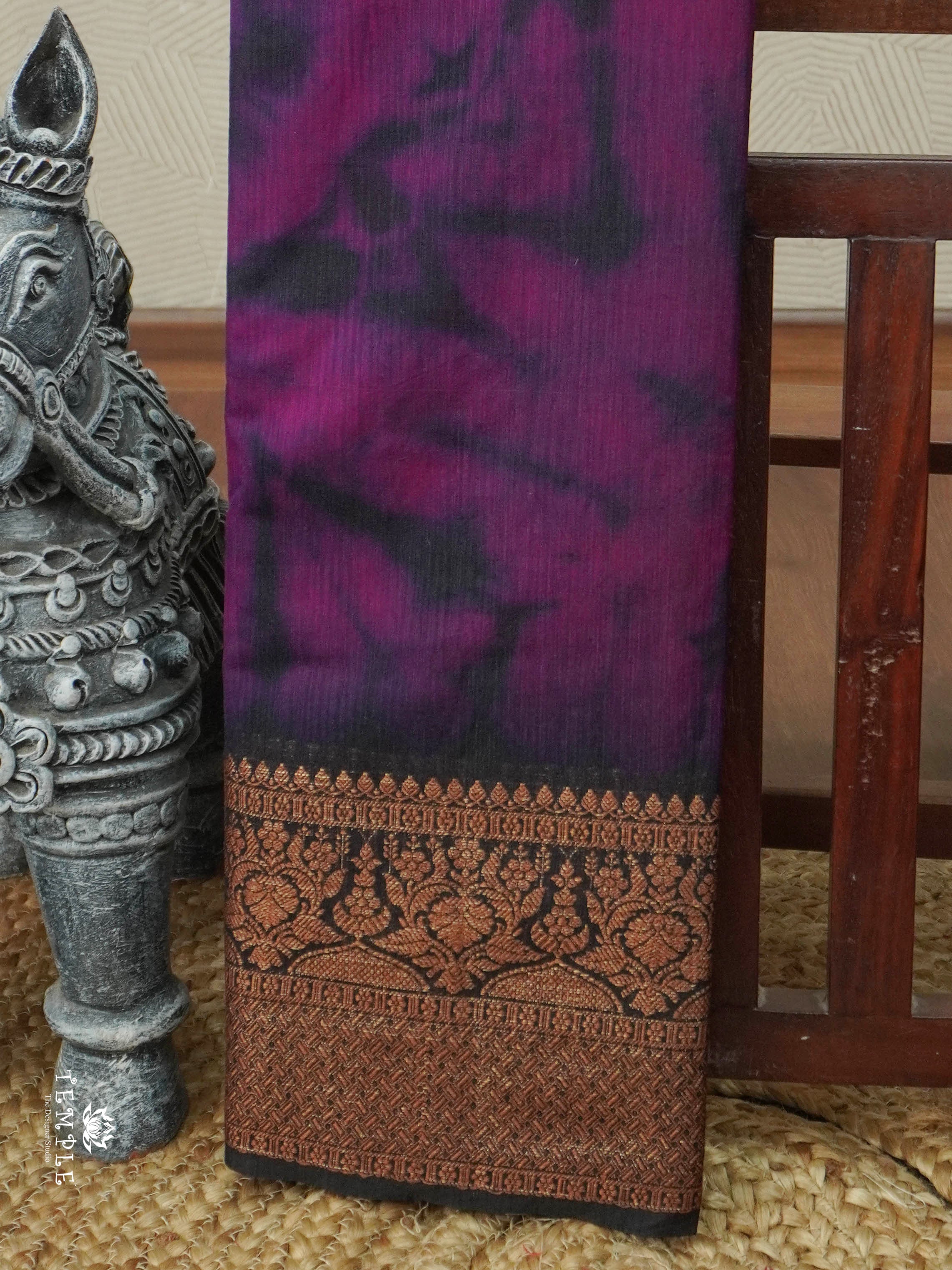 Jute Silk Saree | TTDS2875