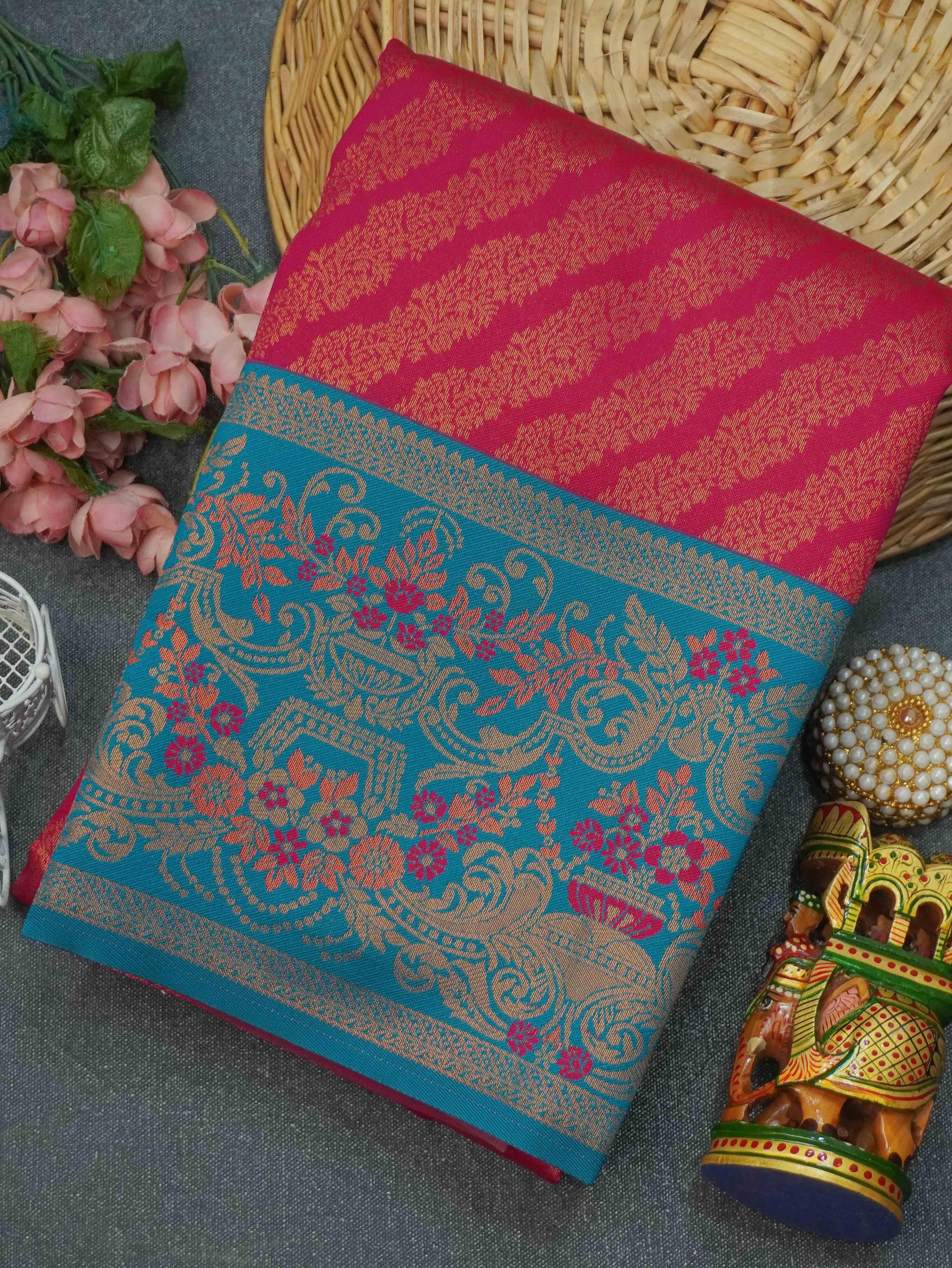 Semi Silk Saree | TTDS3281