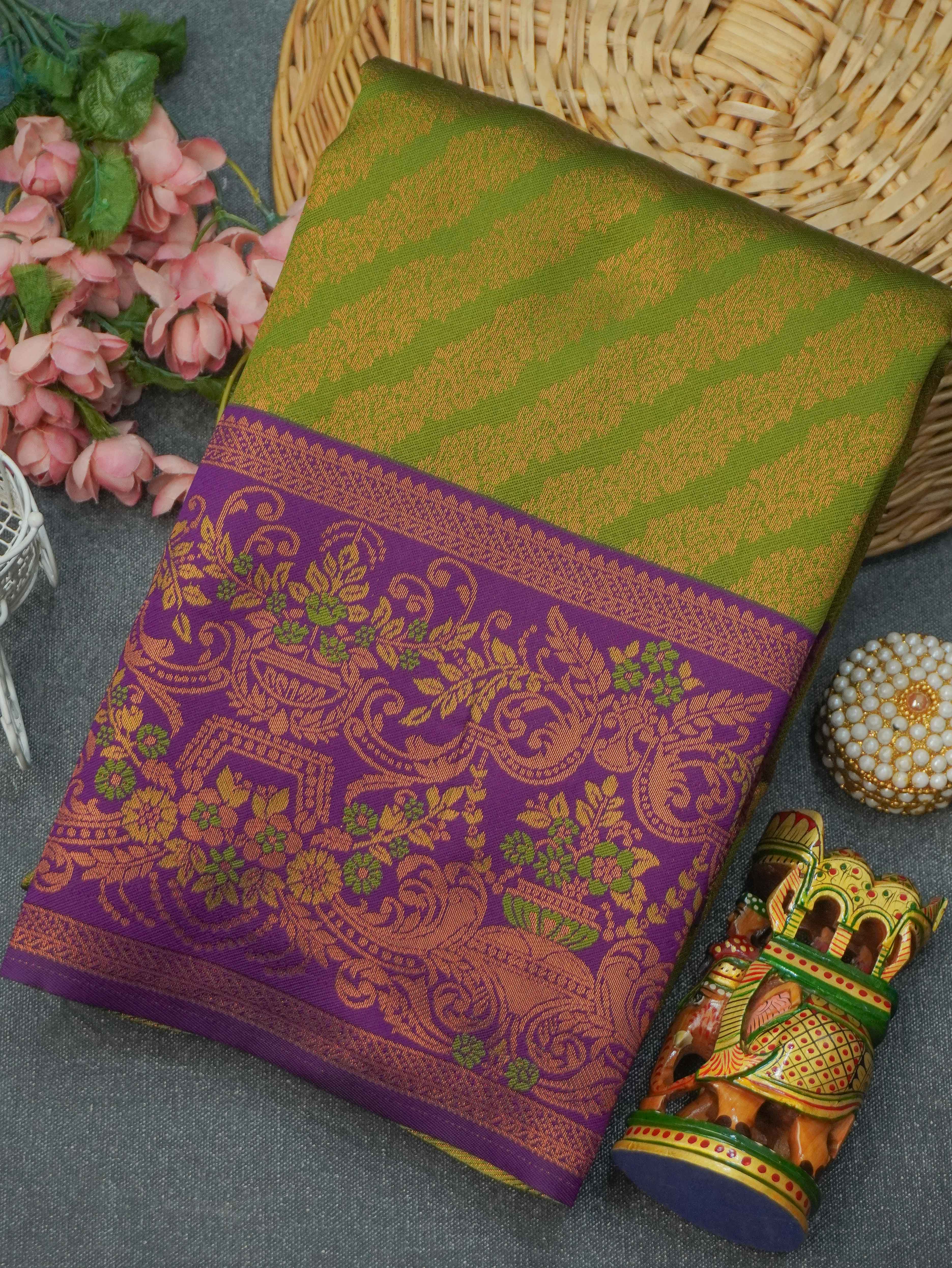 Semi Silk Saree | TTDS3281