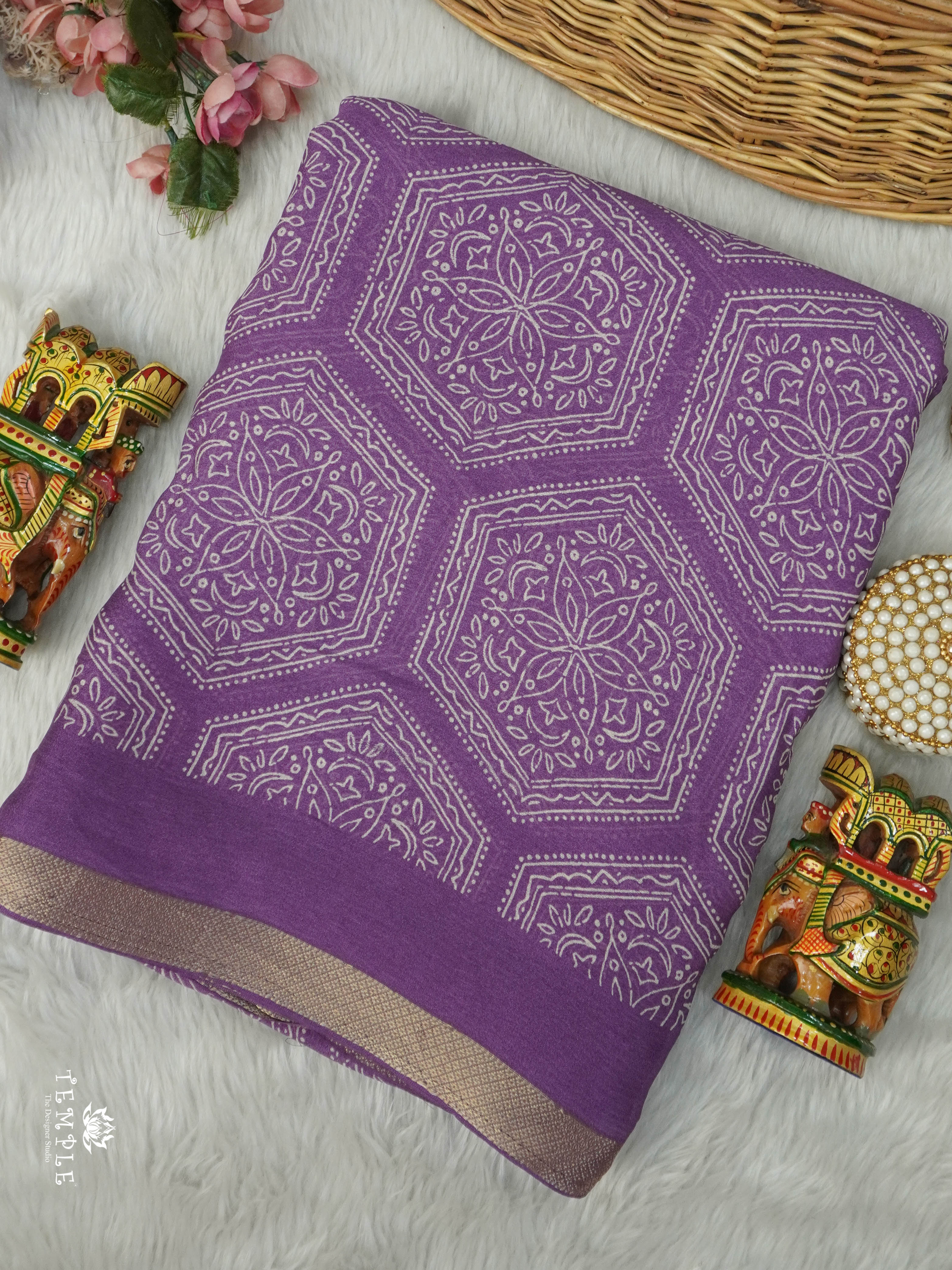 Printed Georgette Saree | TTDS2884