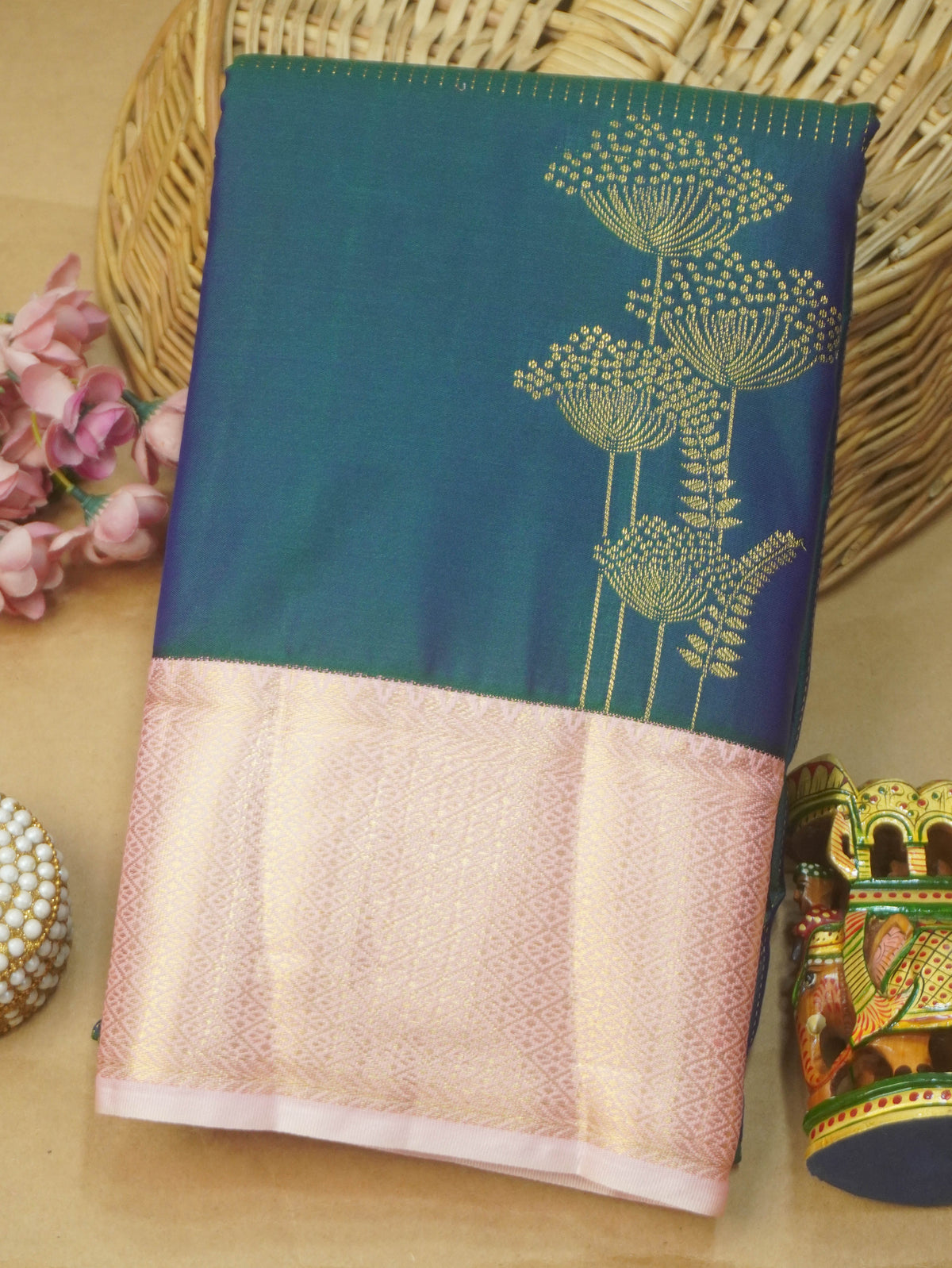 Semi Silk Saree | TTDS3713