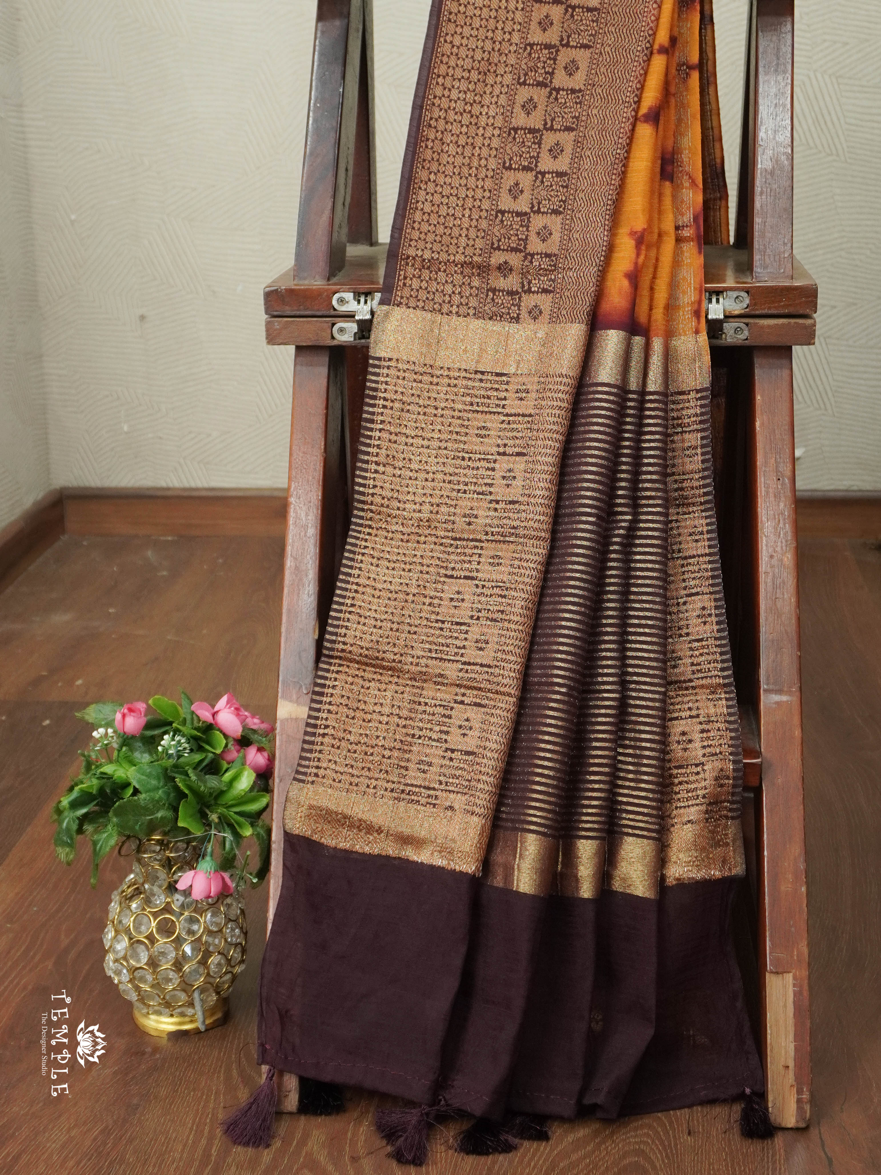 Jute Silk Saree | TTDS2875