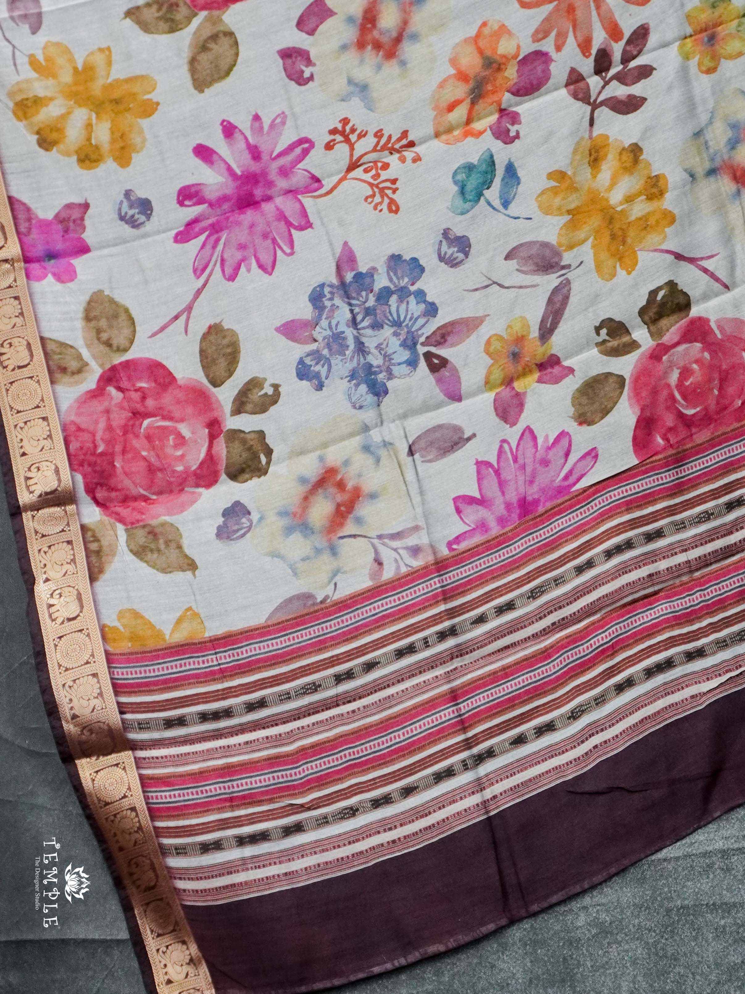 Premium Mangalagiri Cotton Saree | TTDS2354