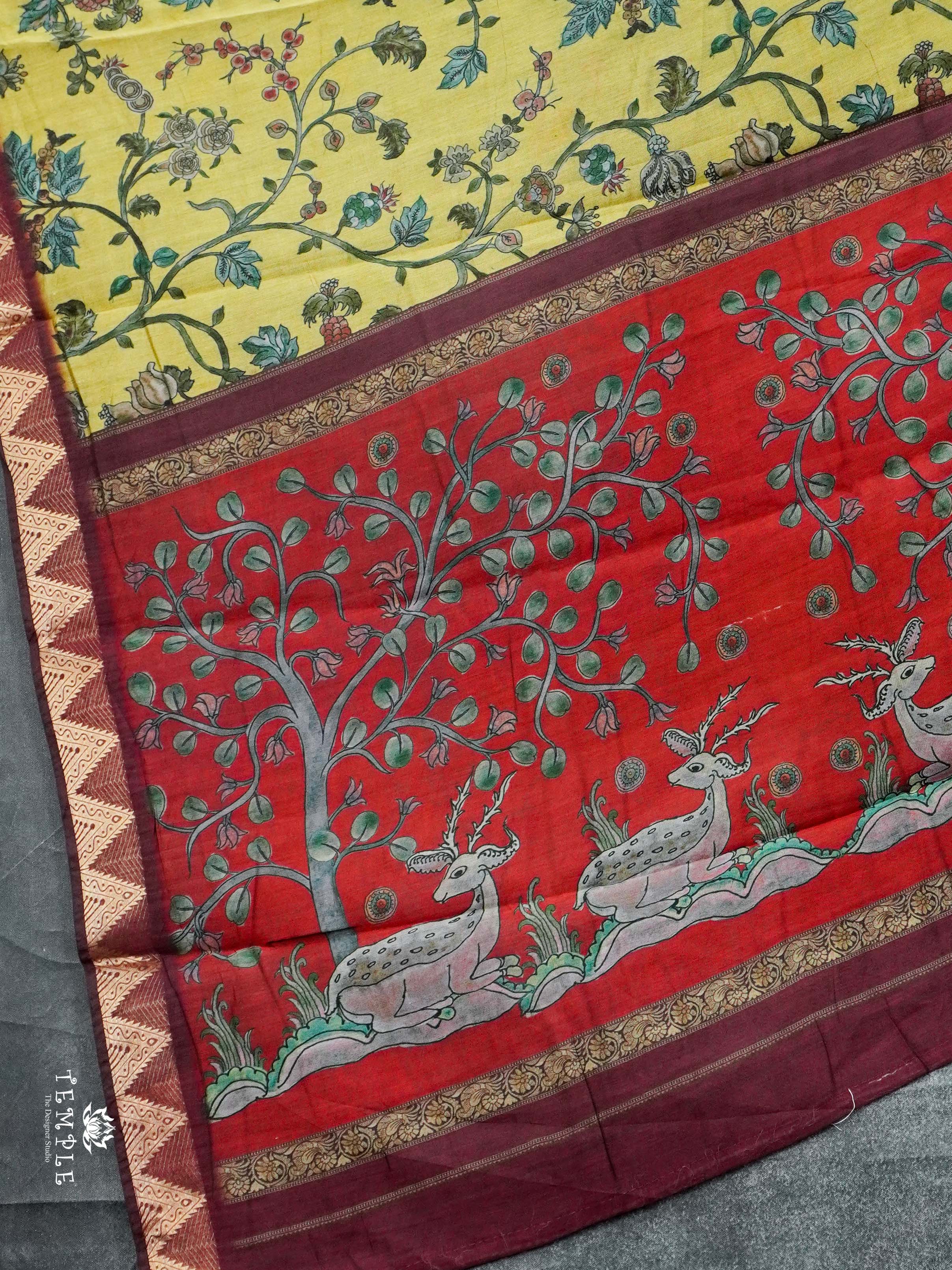 Premium Mangalagiri Cotton Saree | TTDS2354