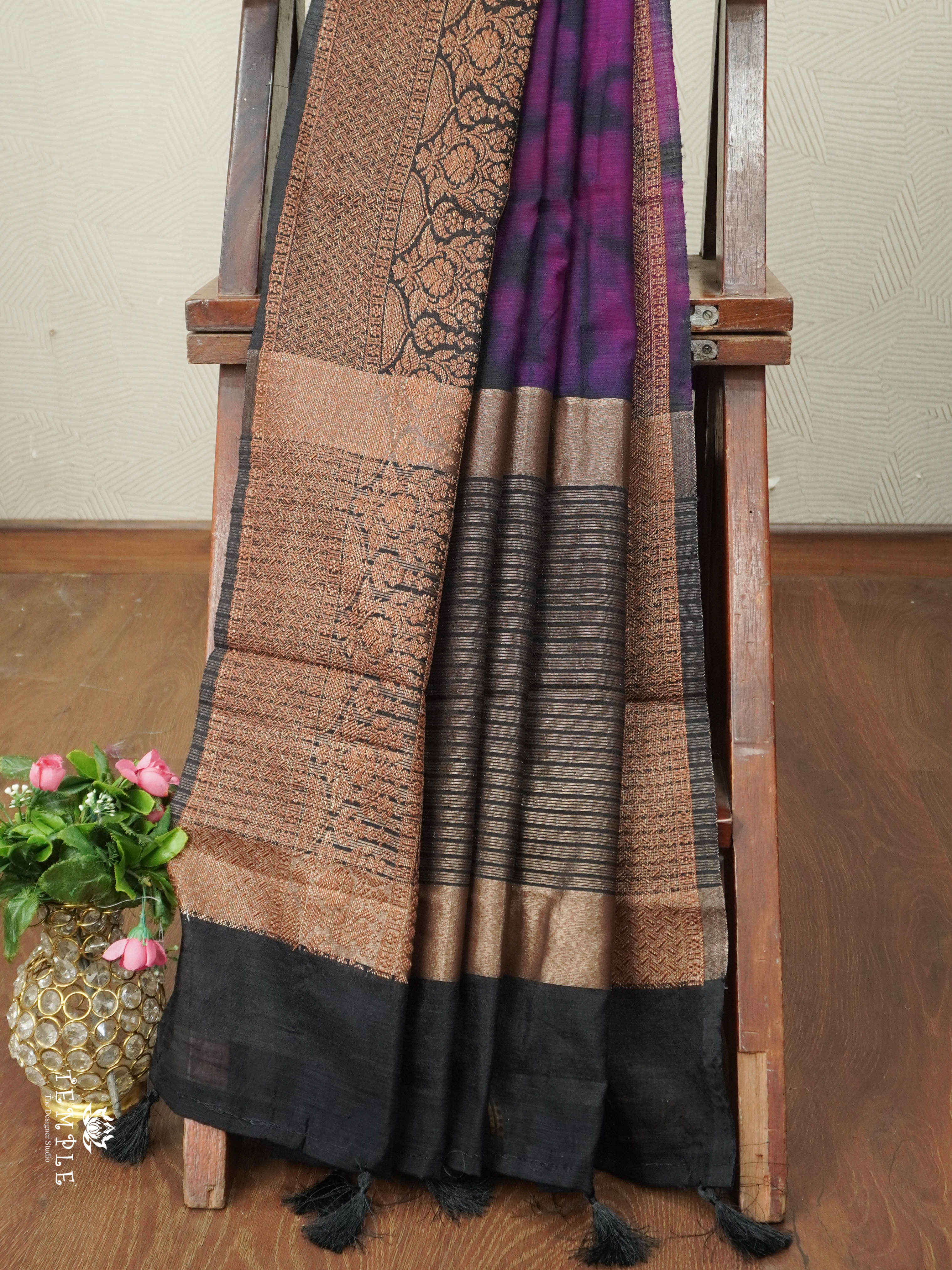 Jute Silk Saree | TTDS2875