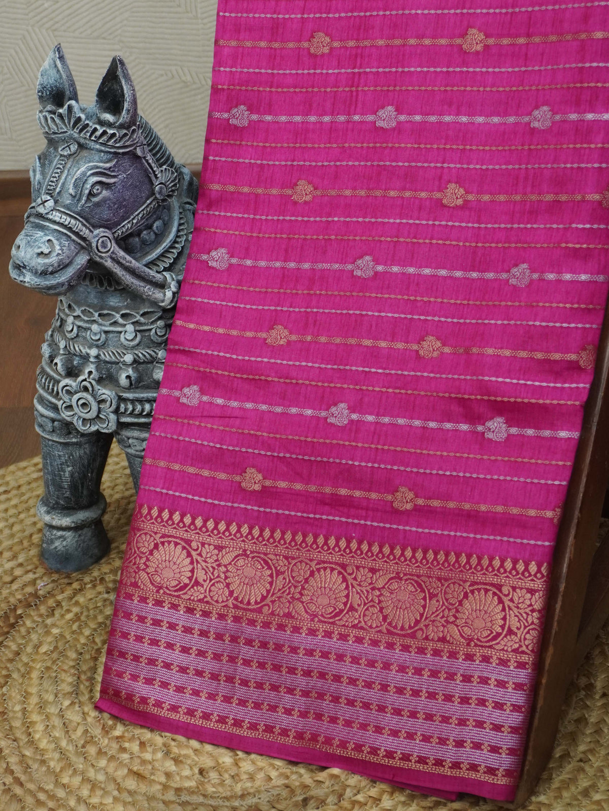 Semi Tussar Saree | TTDS3725