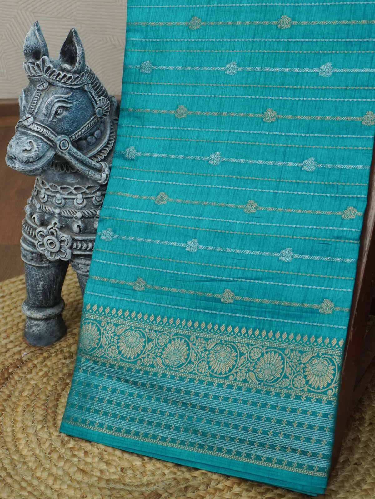 Semi Tussar Saree | TTDS3725