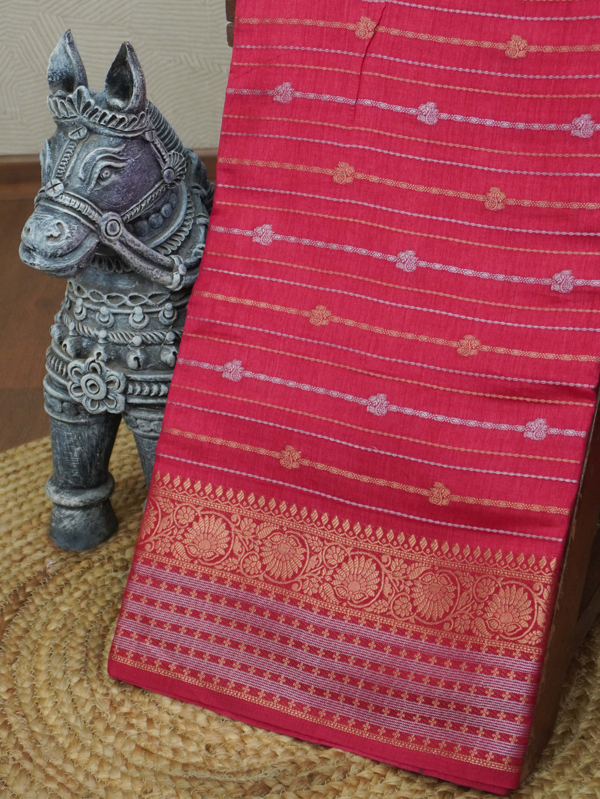 Semi Tussar Saree | TTDS3725