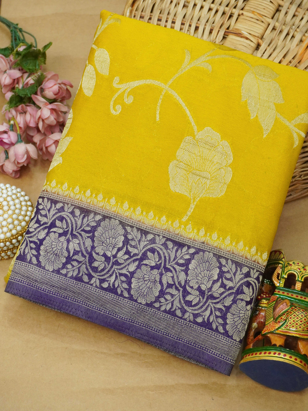 Viscose Georgette Saree | TTDS3723