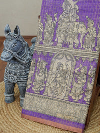 Linen Cotton Saree | TTDS3286