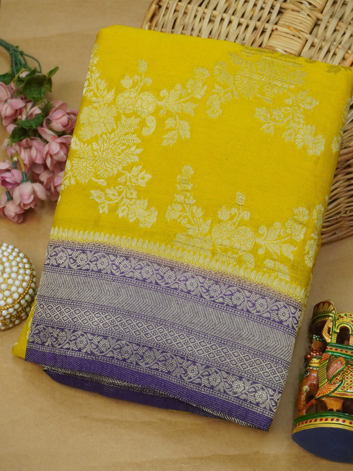 Viscose Georgette Saree | TTDS3724