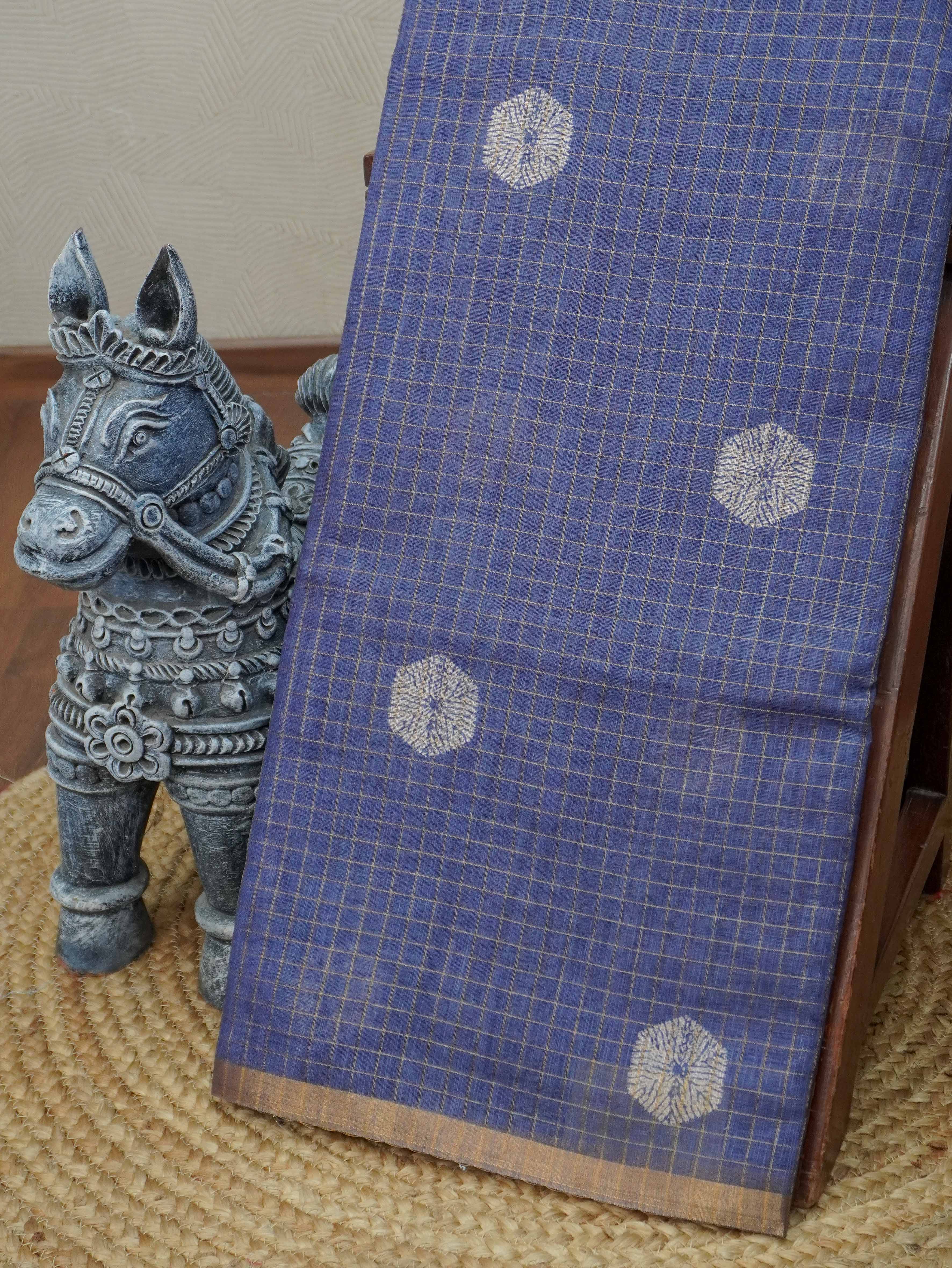 Linen Cotton Saree | TTDS3285