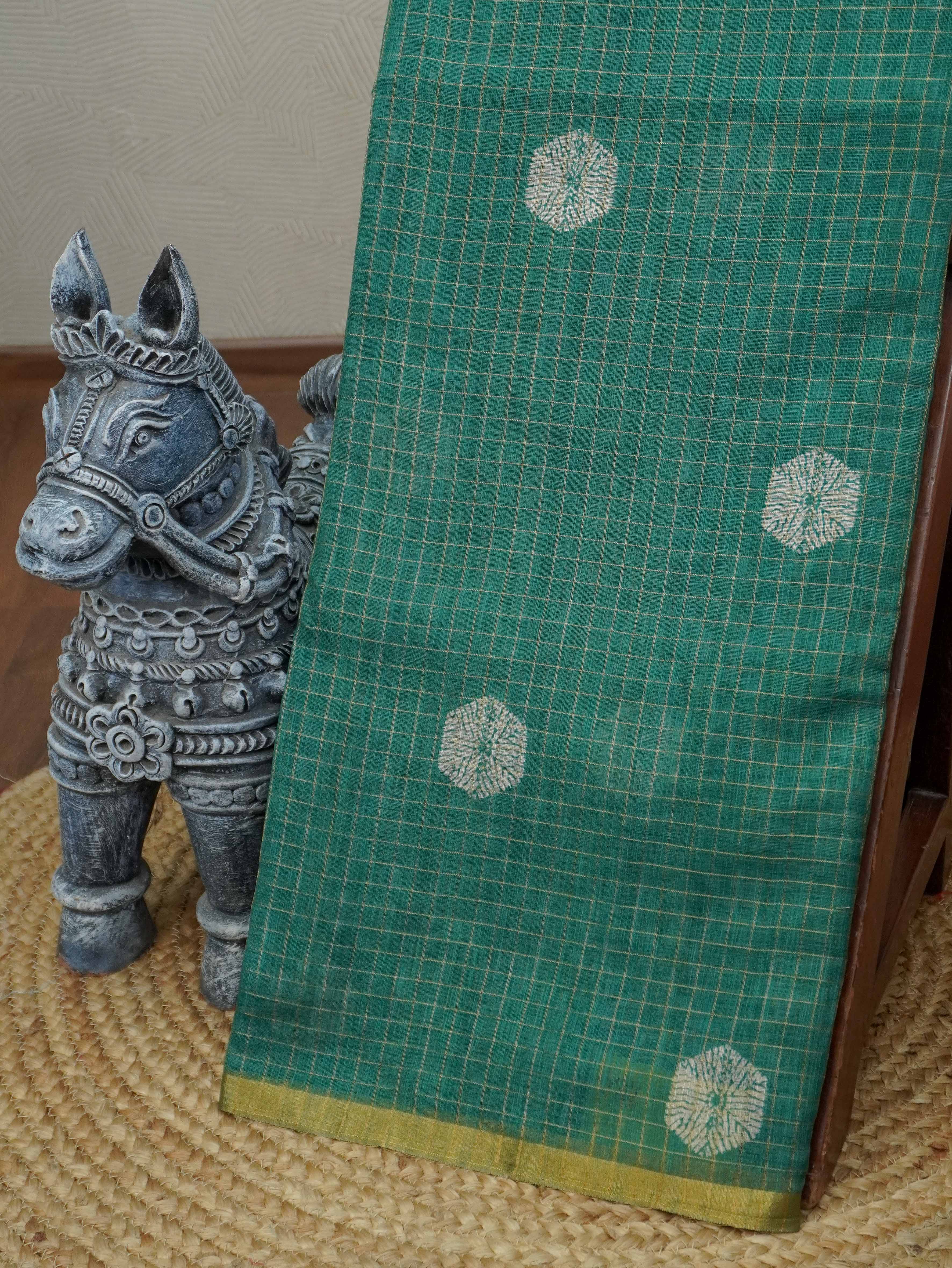 Linen Cotton Saree | TTDS3285