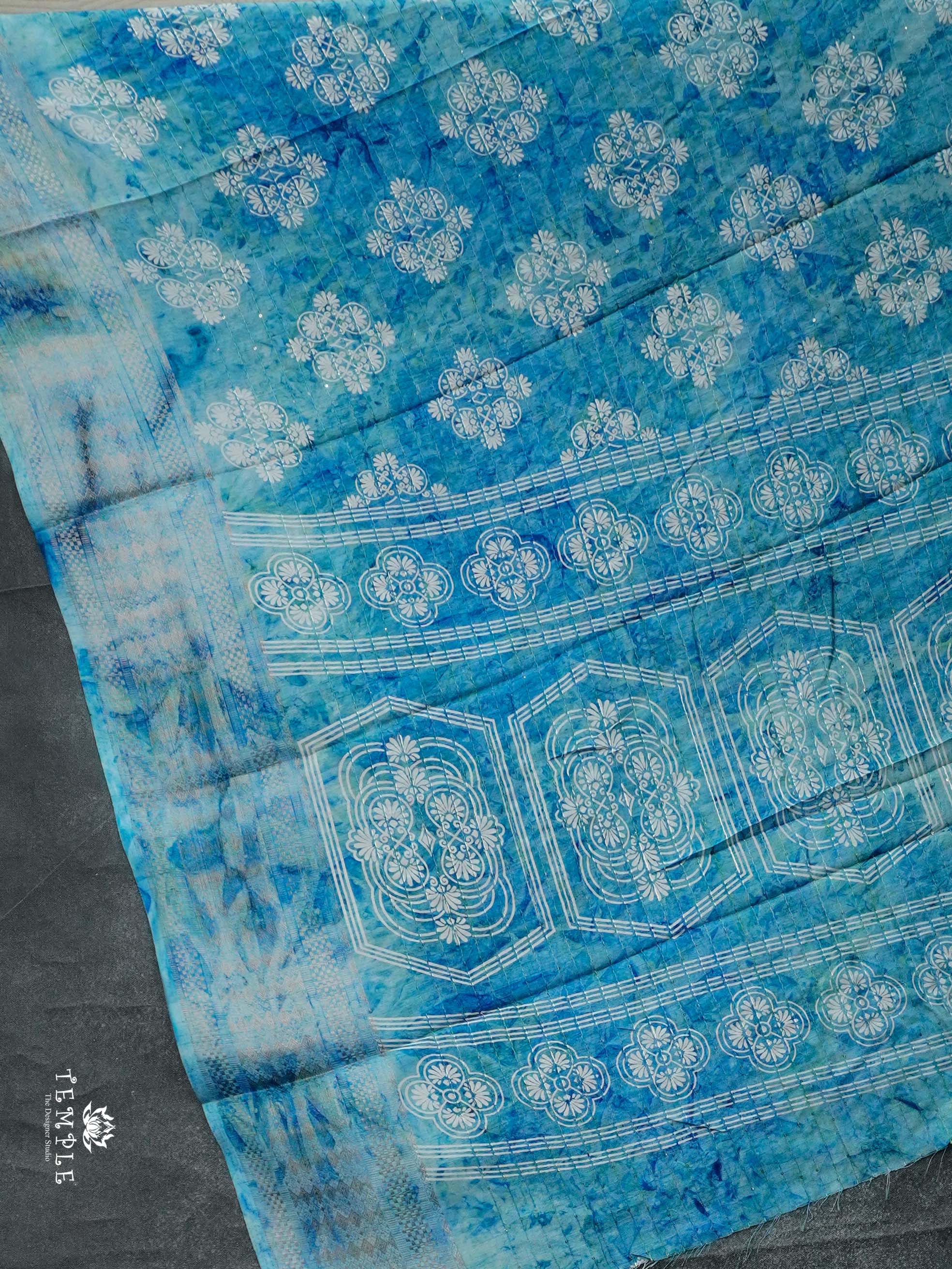 Sequins Tussar Saree | TTDS2394
