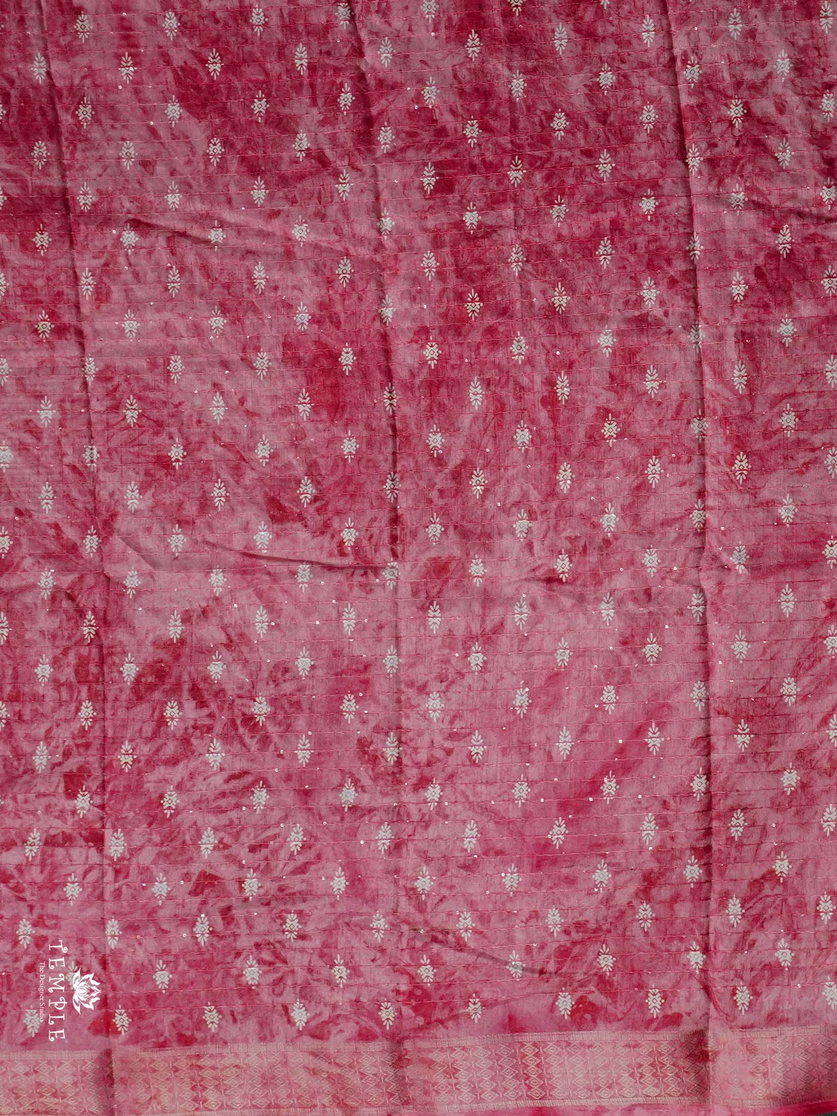 Sequins Tussar Saree | TTDS2394