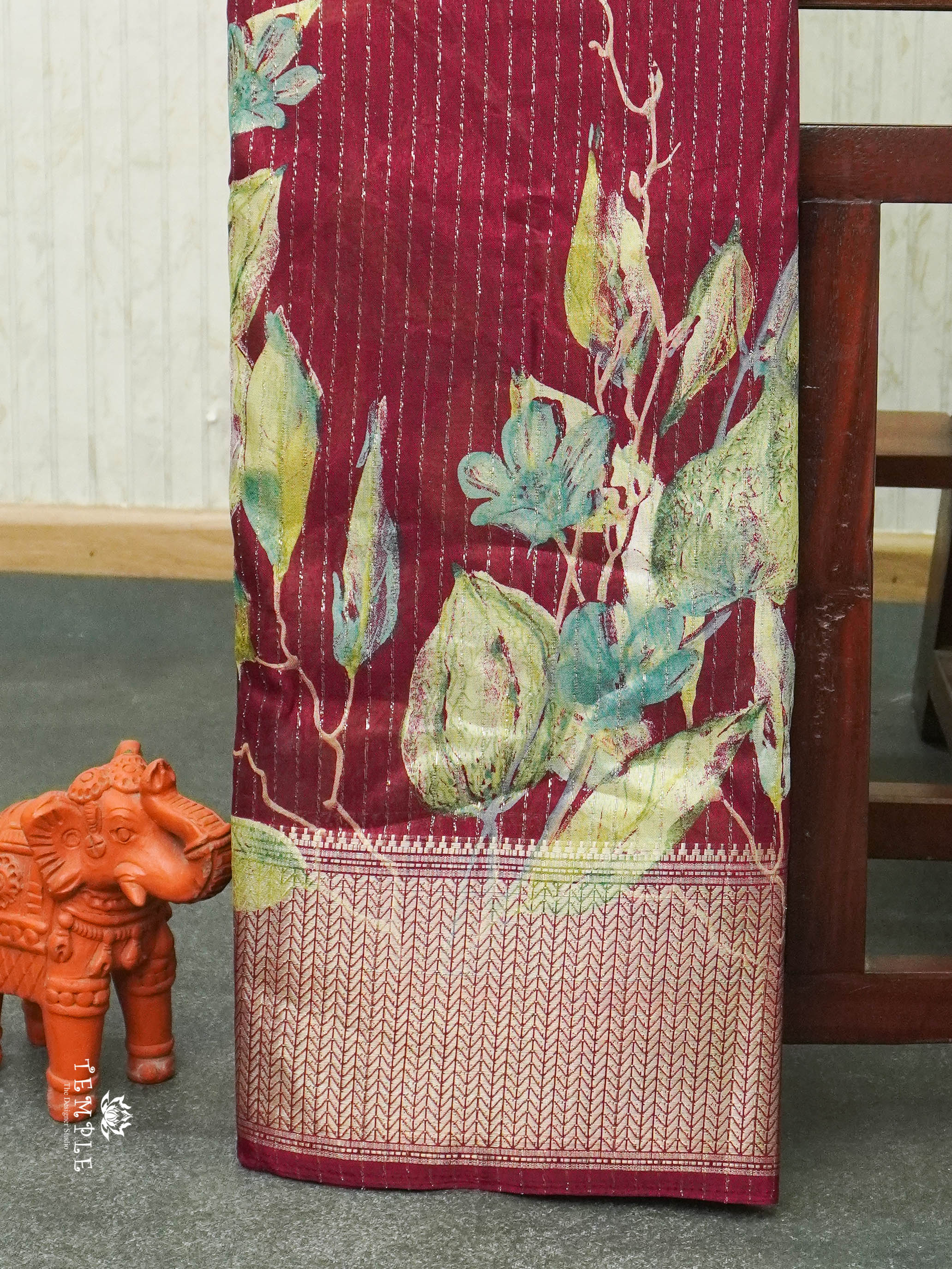 Printed Vaira Oosi Saree | TTDS1419