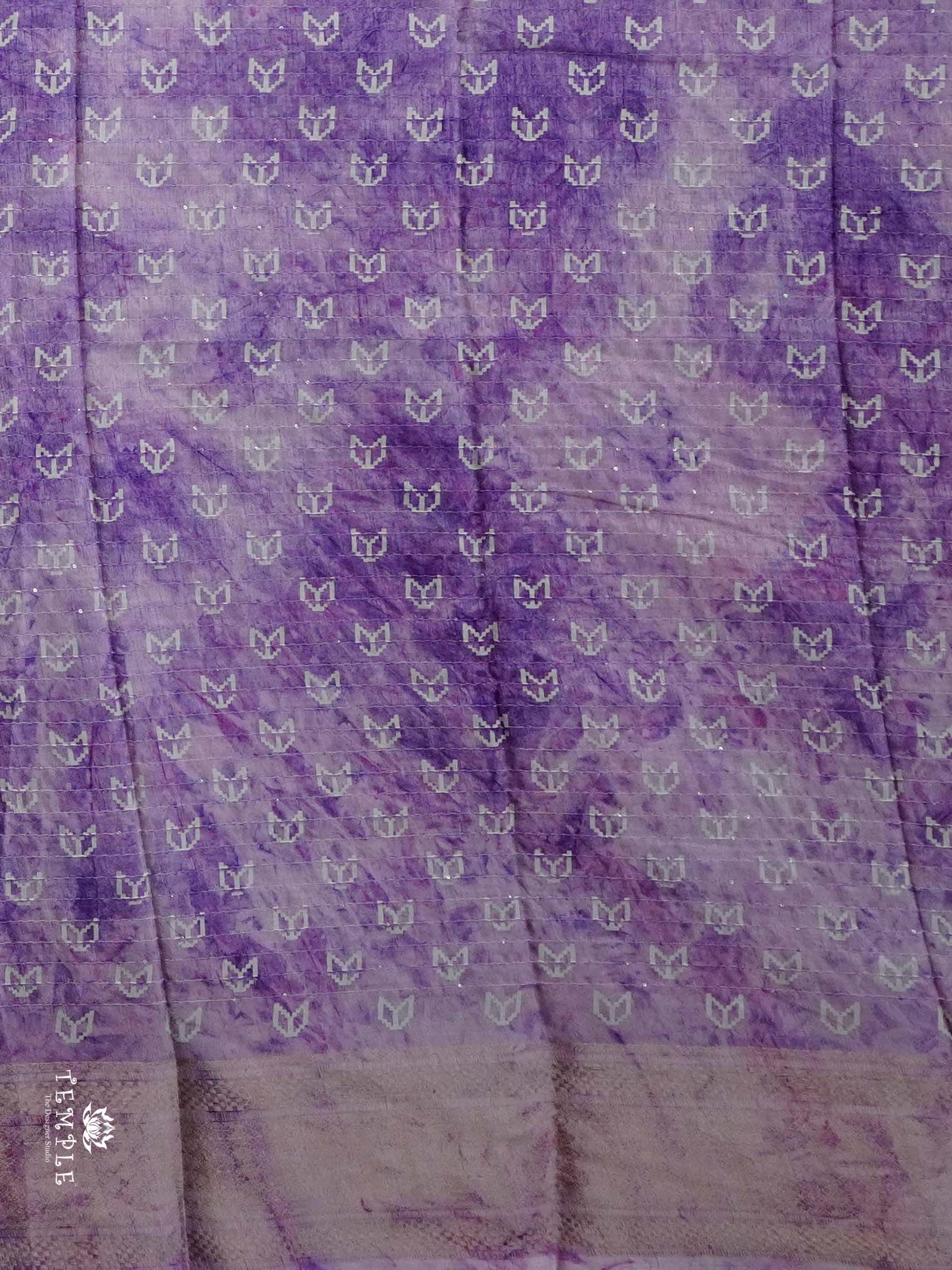 Sequins Tussar Saree | TTDS2393