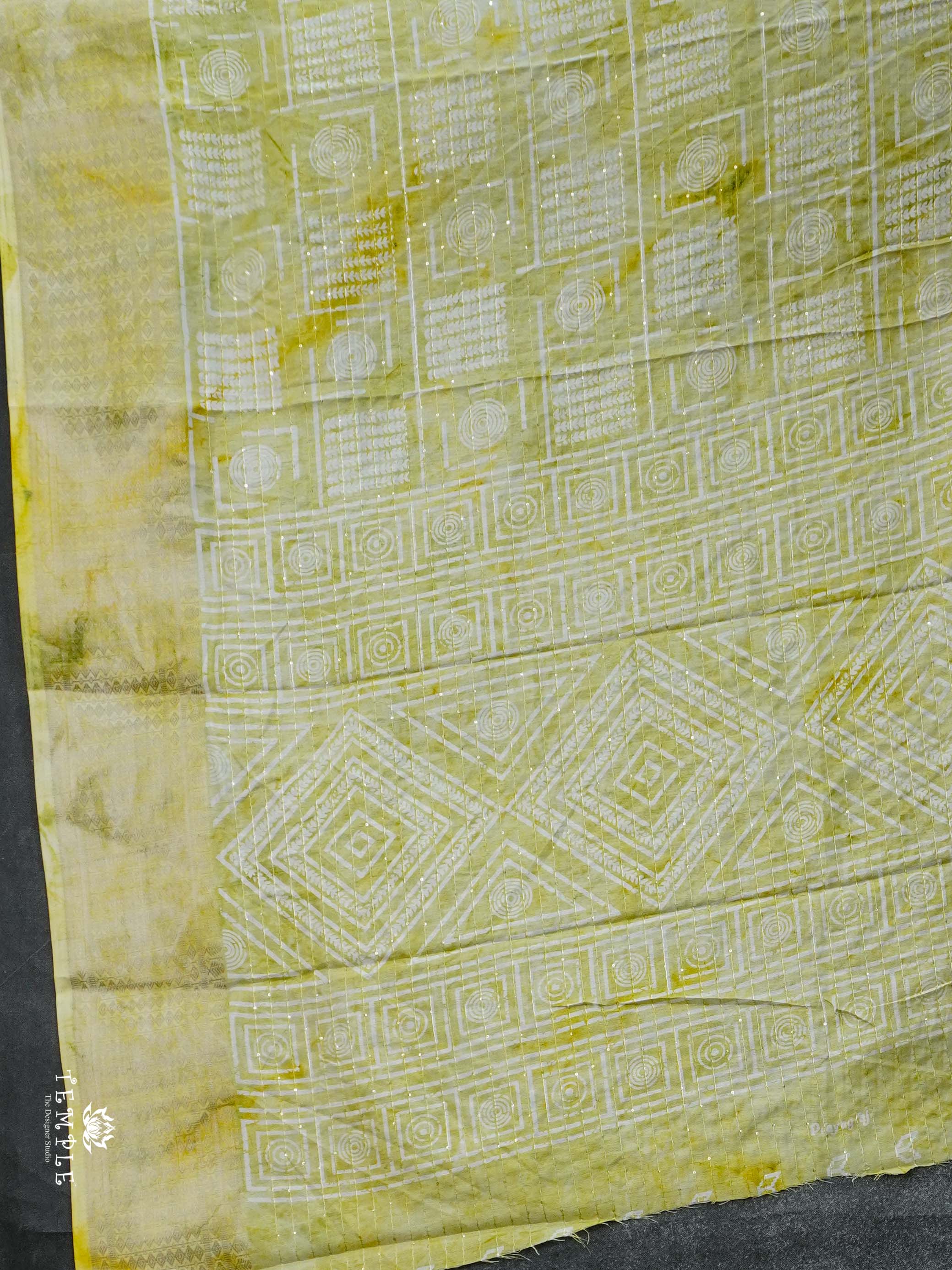 Sequins Tussar Saree | TTDS2389