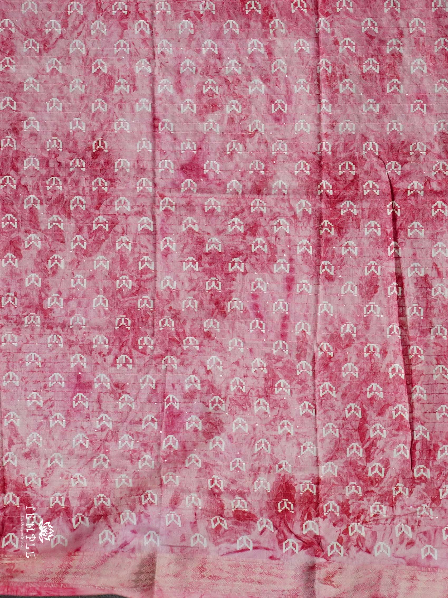 Sequins Tussar Saree | TTDS2389