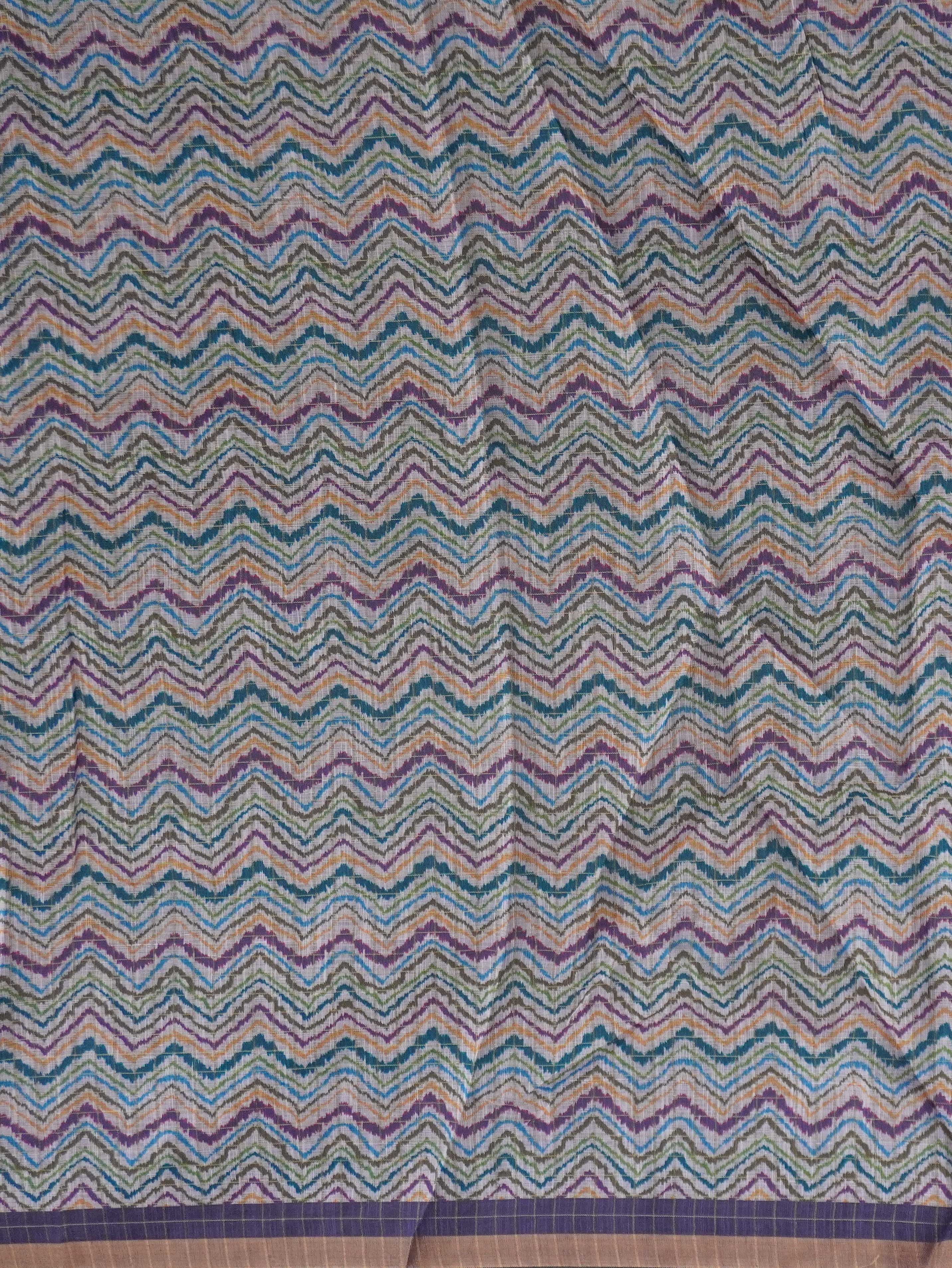 Linen Cotton Saree | TTDS3264