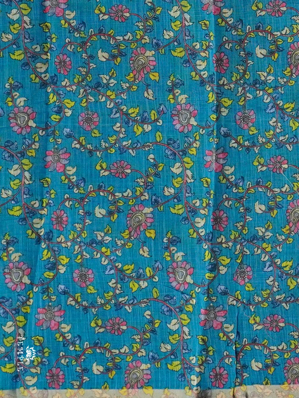Printed Chanderi Cotton saree | TTDS2251