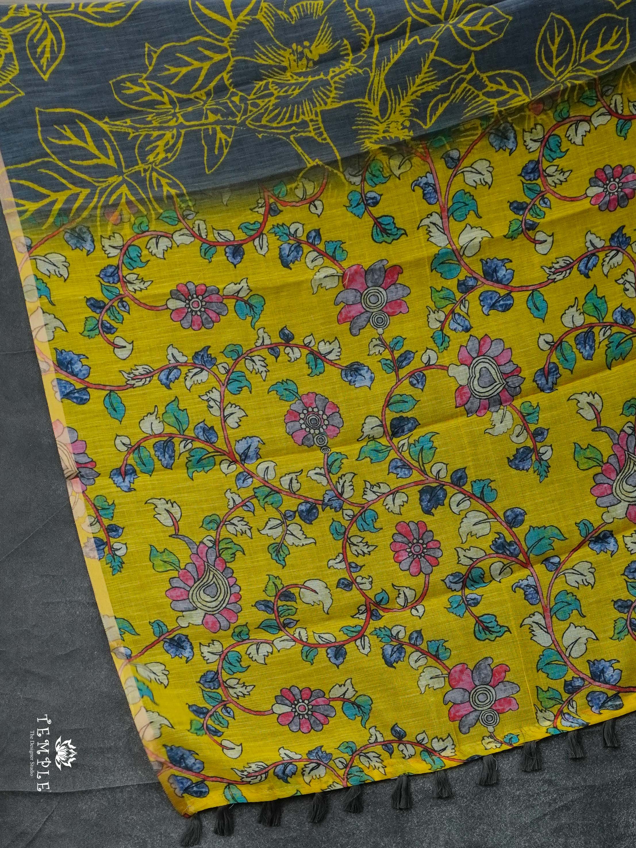 Printed Chanderi Cotton saree | TTDS2251
