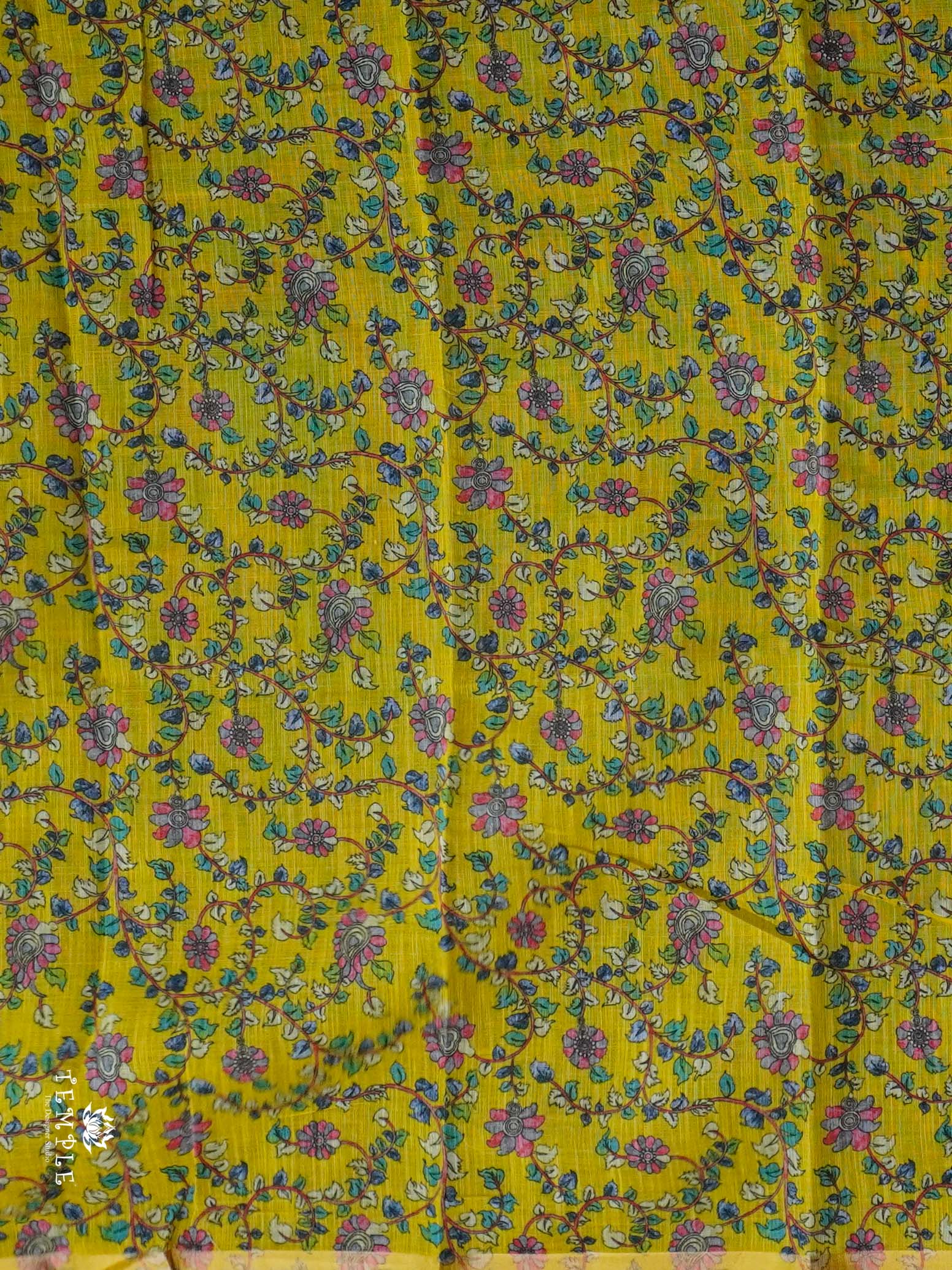 Printed Chanderi Cotton saree | TTDS2251