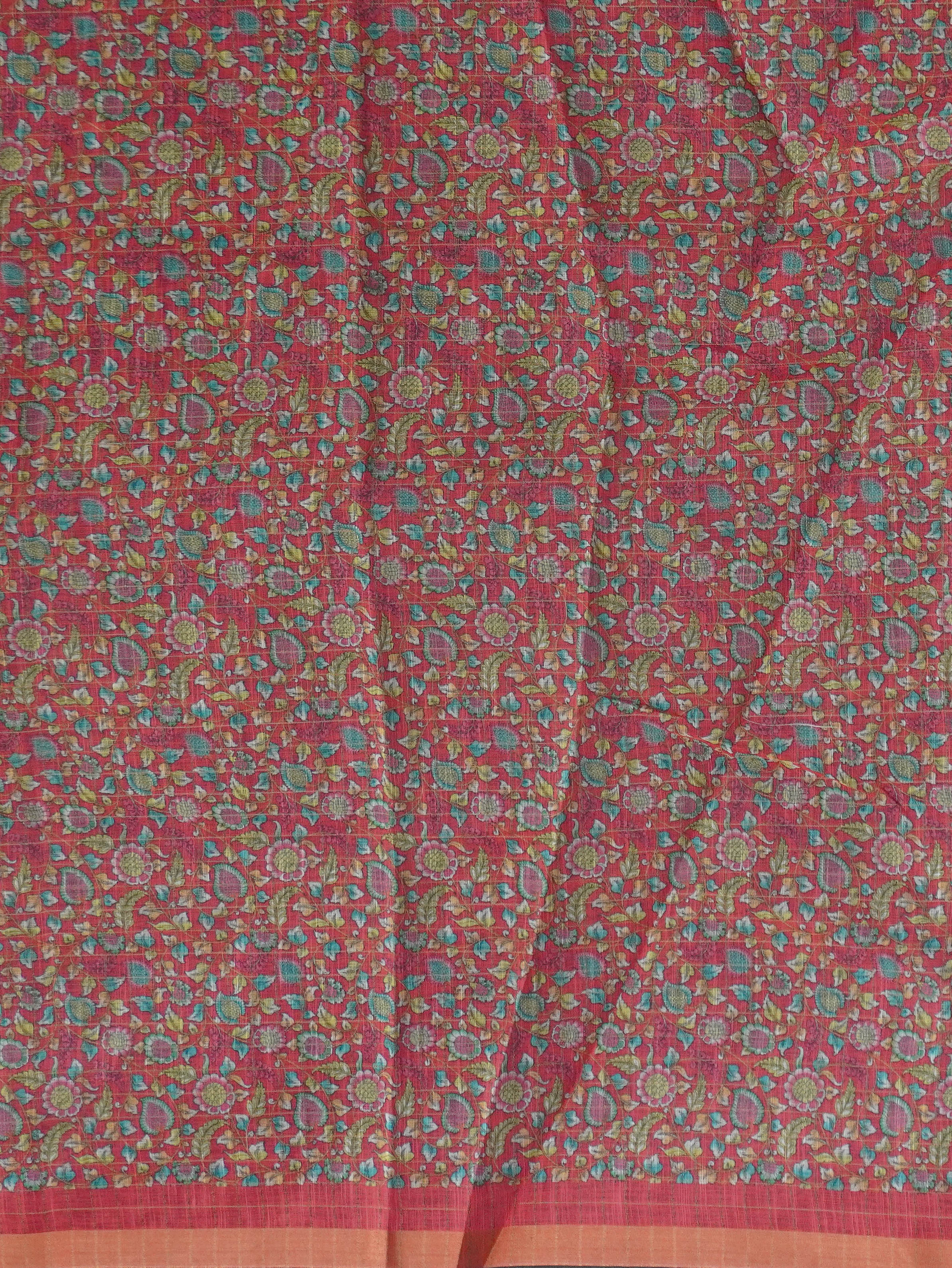 Linen Cotton Saree | TTDS3266