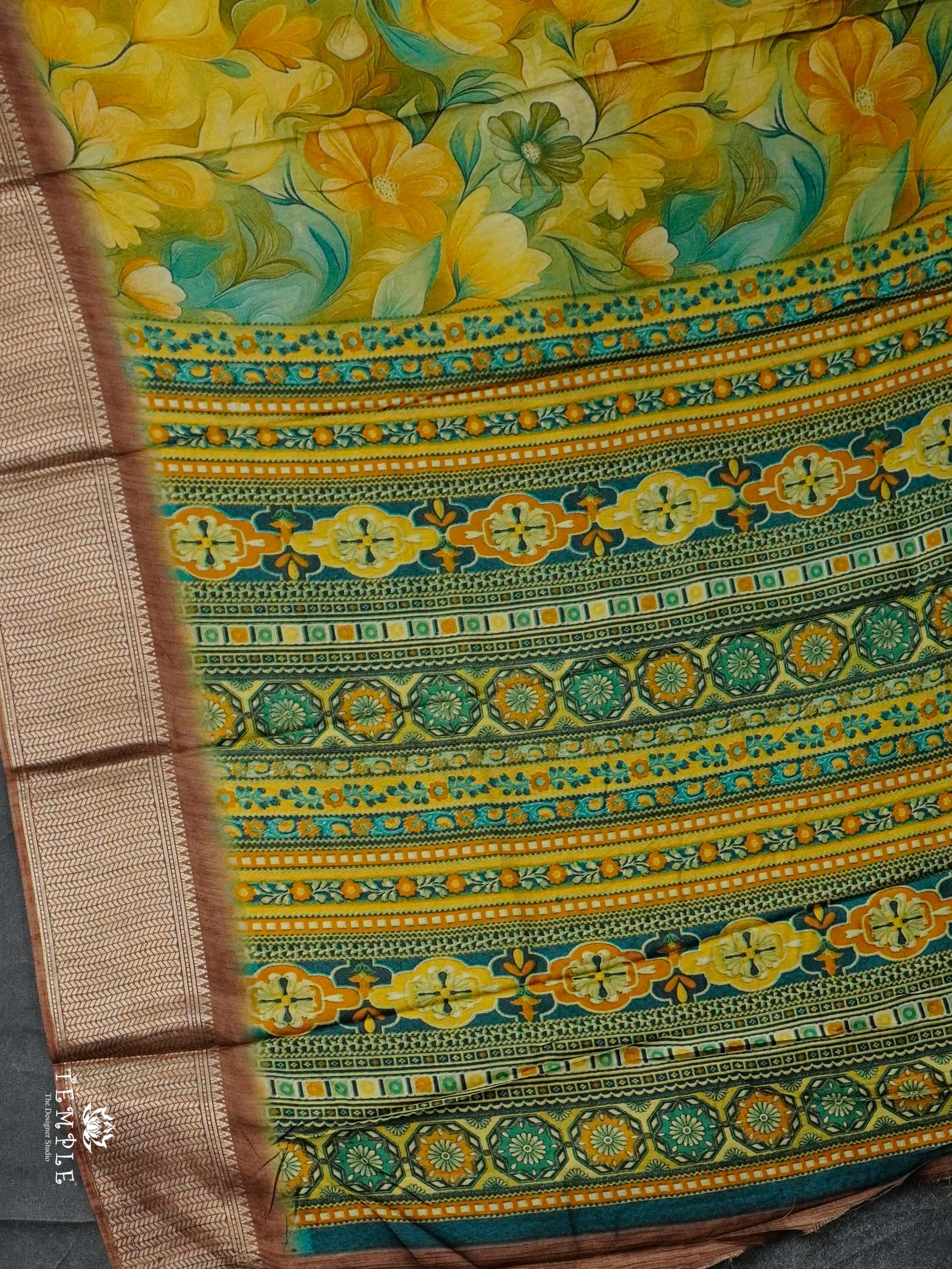 Floral Printed Binny Saree | TTDS2345
