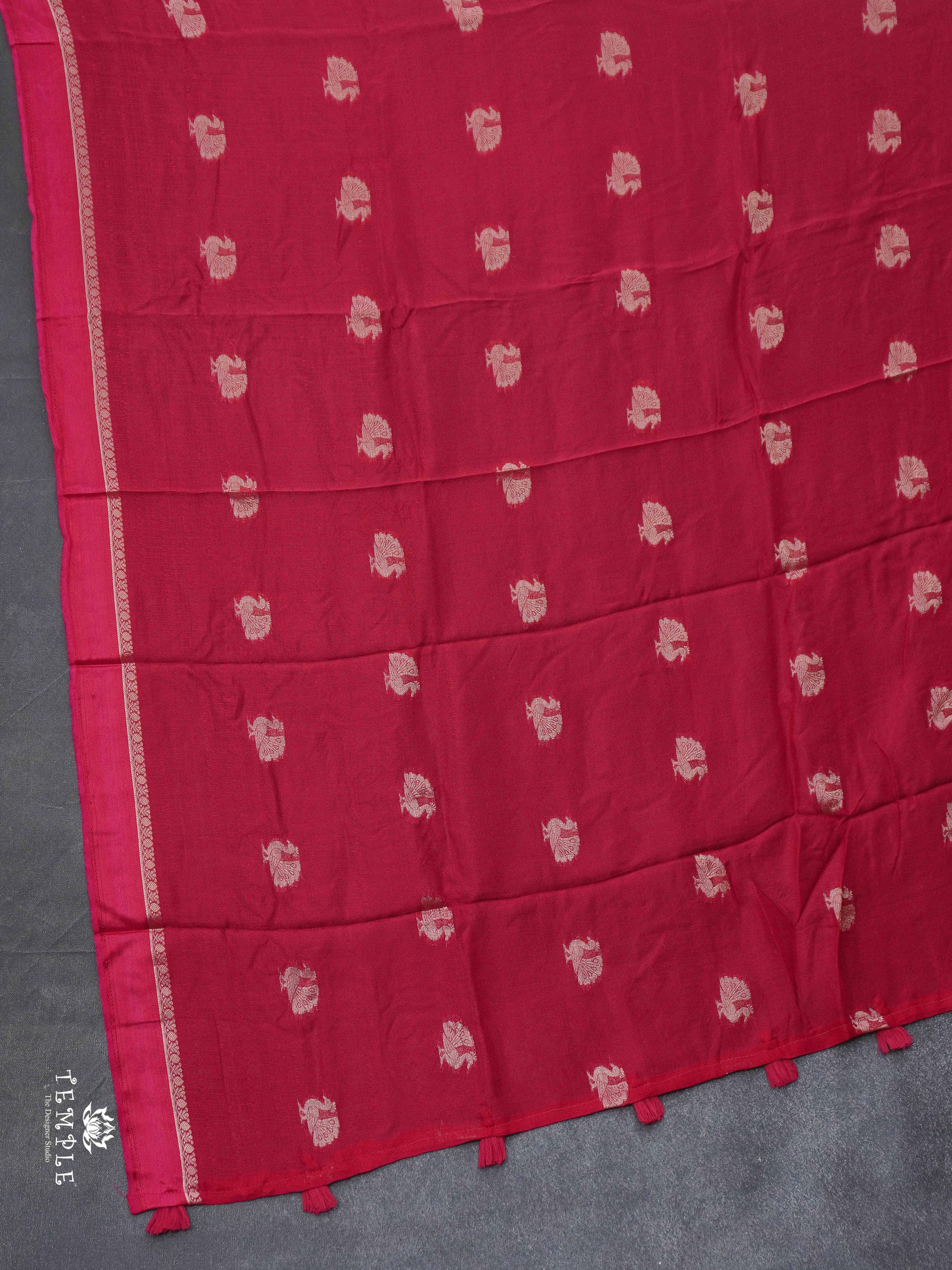 Khadi Silk Saree(Pink) | TTDS2878