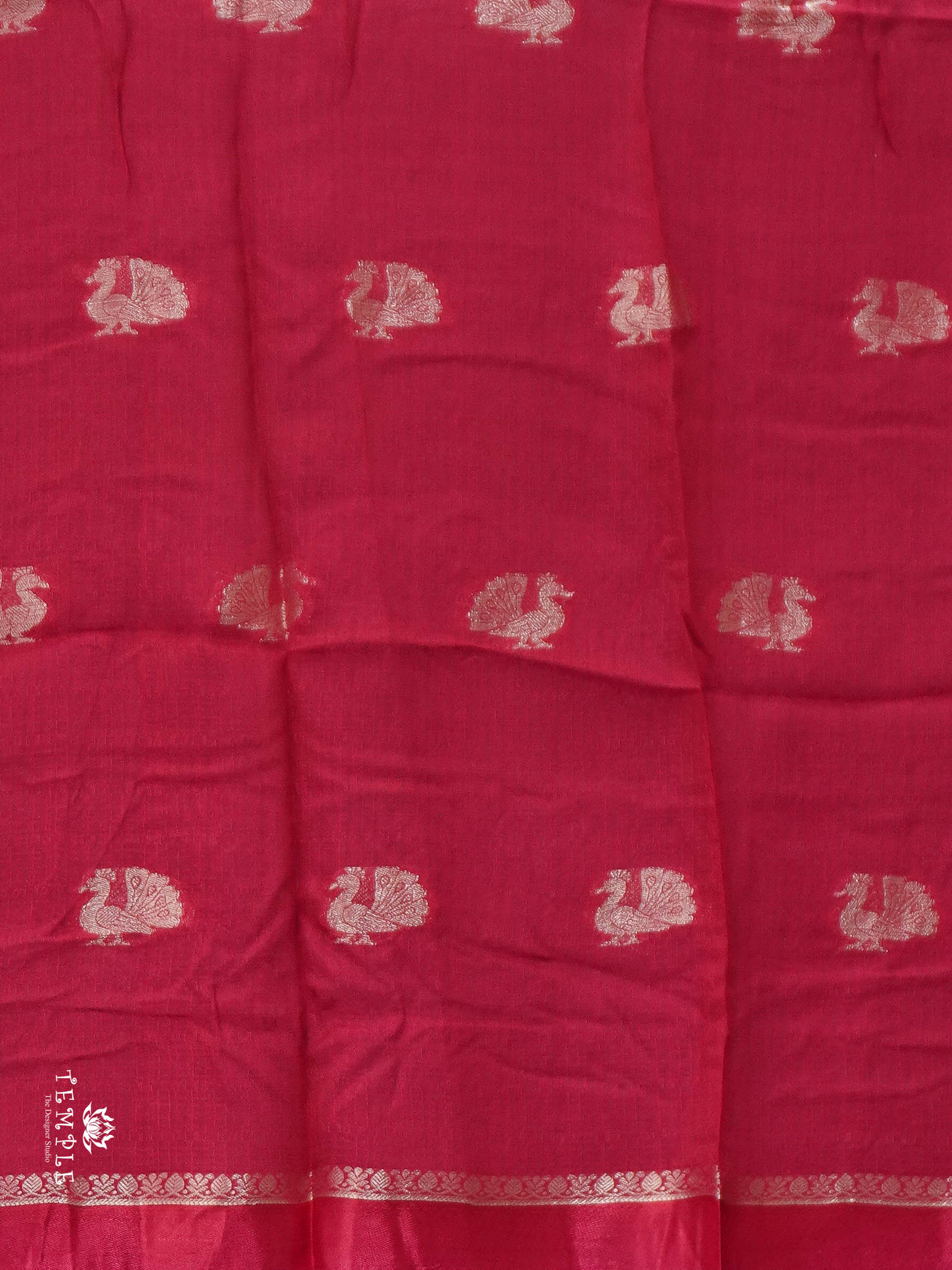 Khadi Silk Saree(Pink) | TTDS2878
