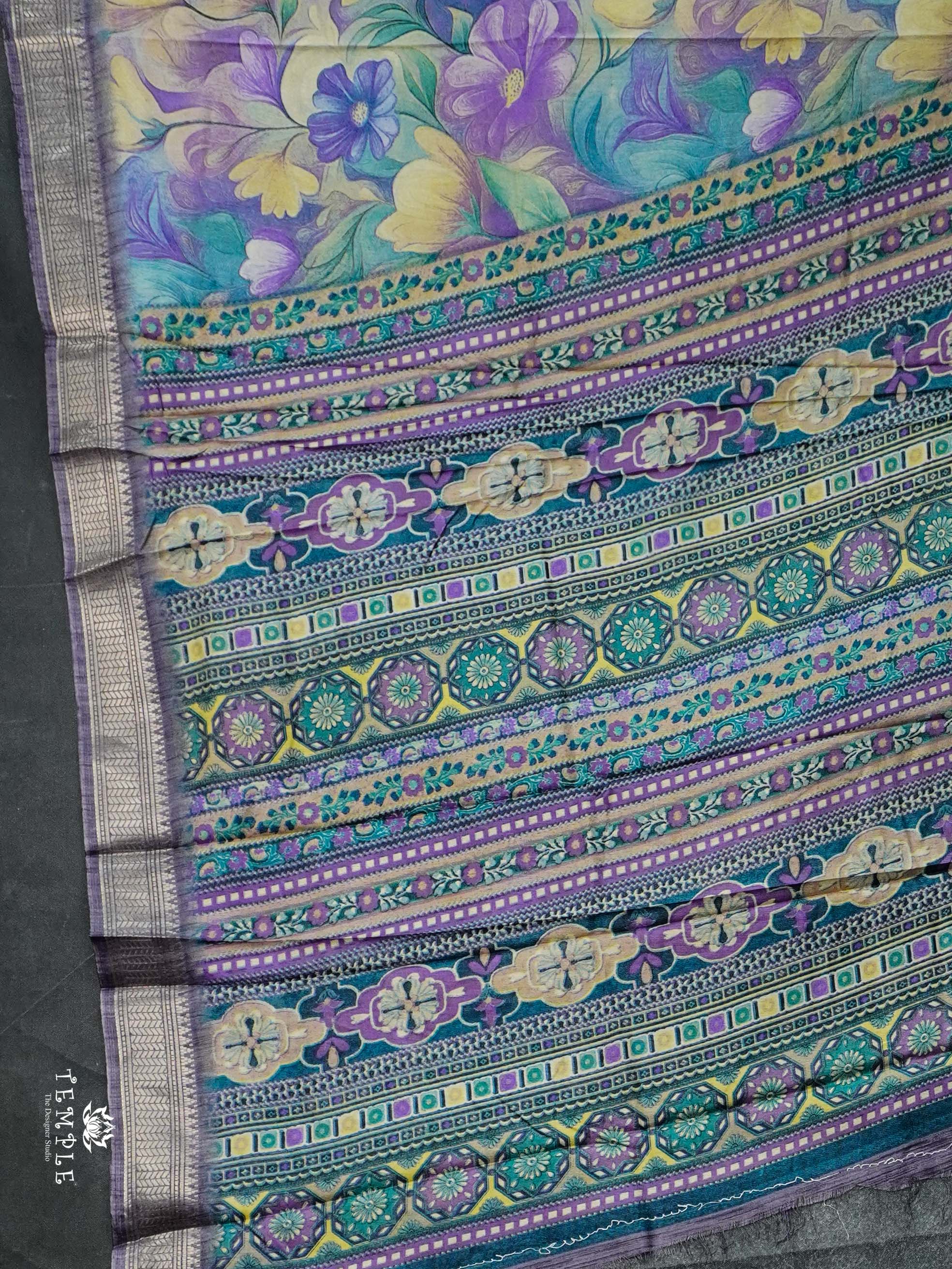 Floral Printed Binny Saree | TTDS2345 | PRE BOOKING