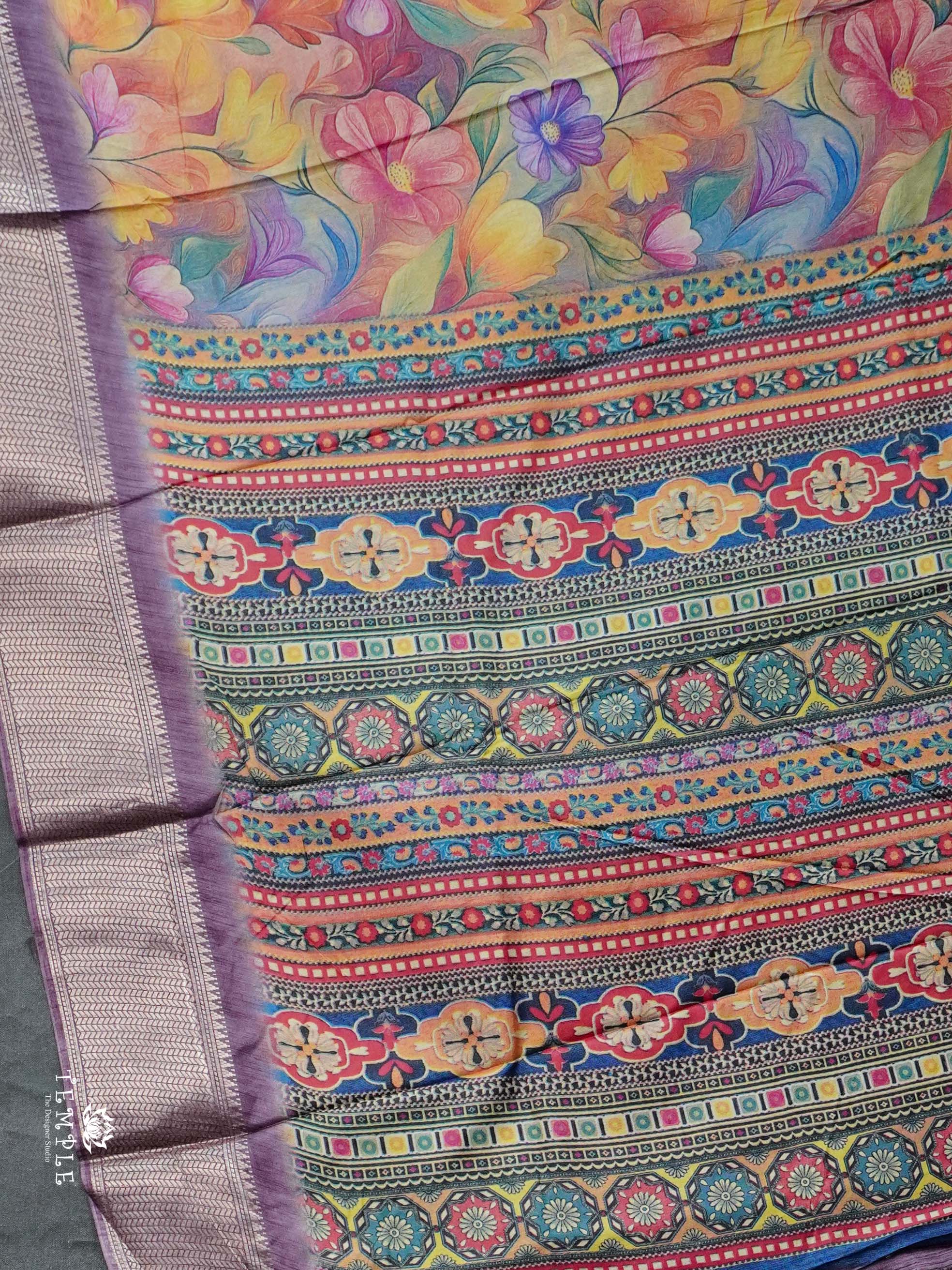 Floral Printed Binny Saree | TTDS2345 | PRE BOOKING