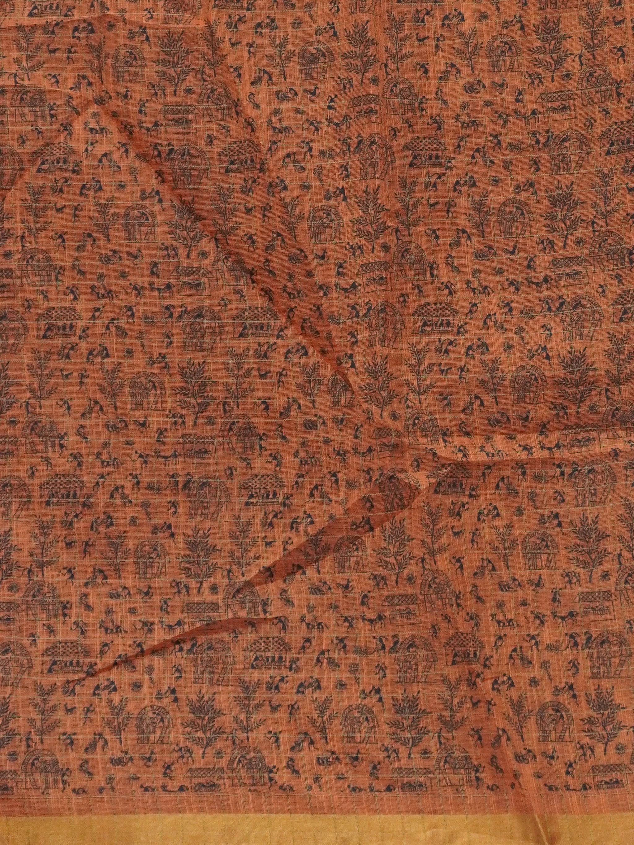 Linen Cotton Saree | TTDS3265