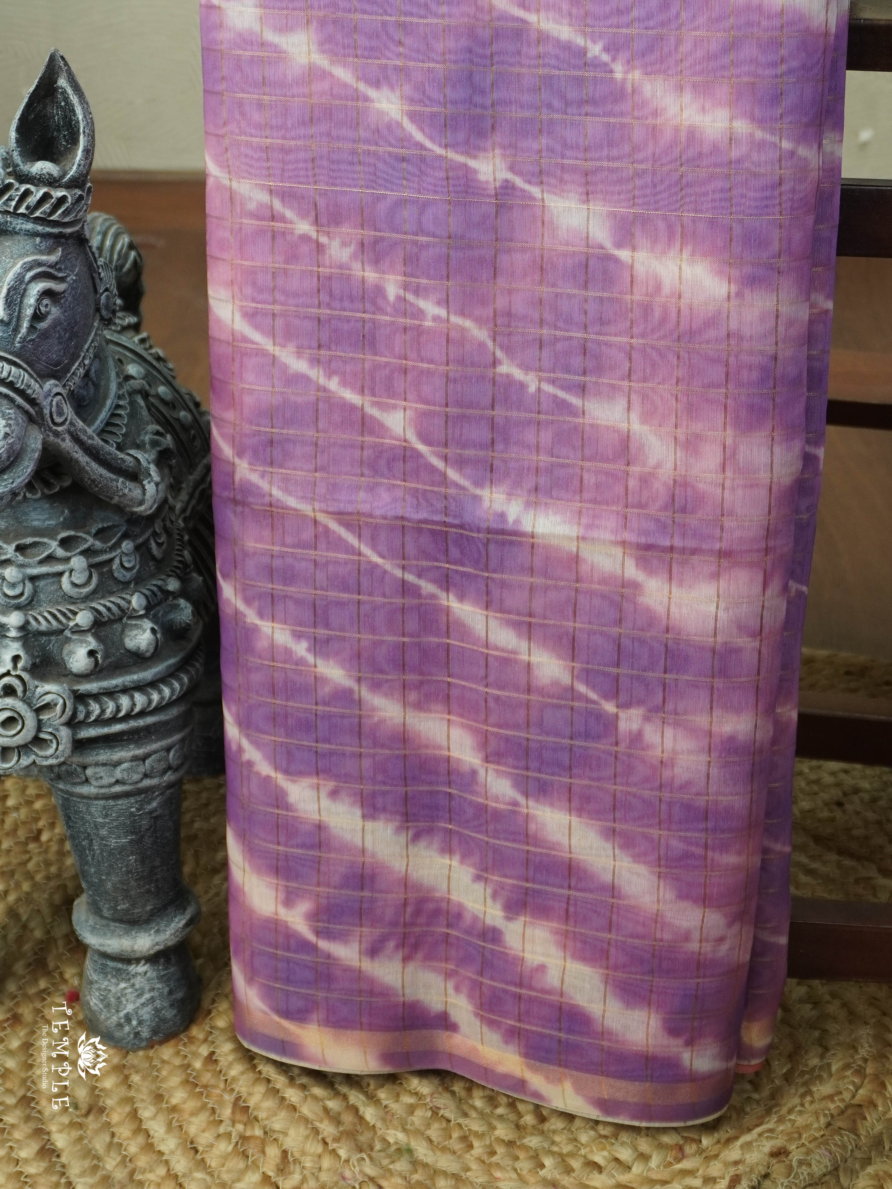 Printed Fancy Cotton Saree | TTDS2881