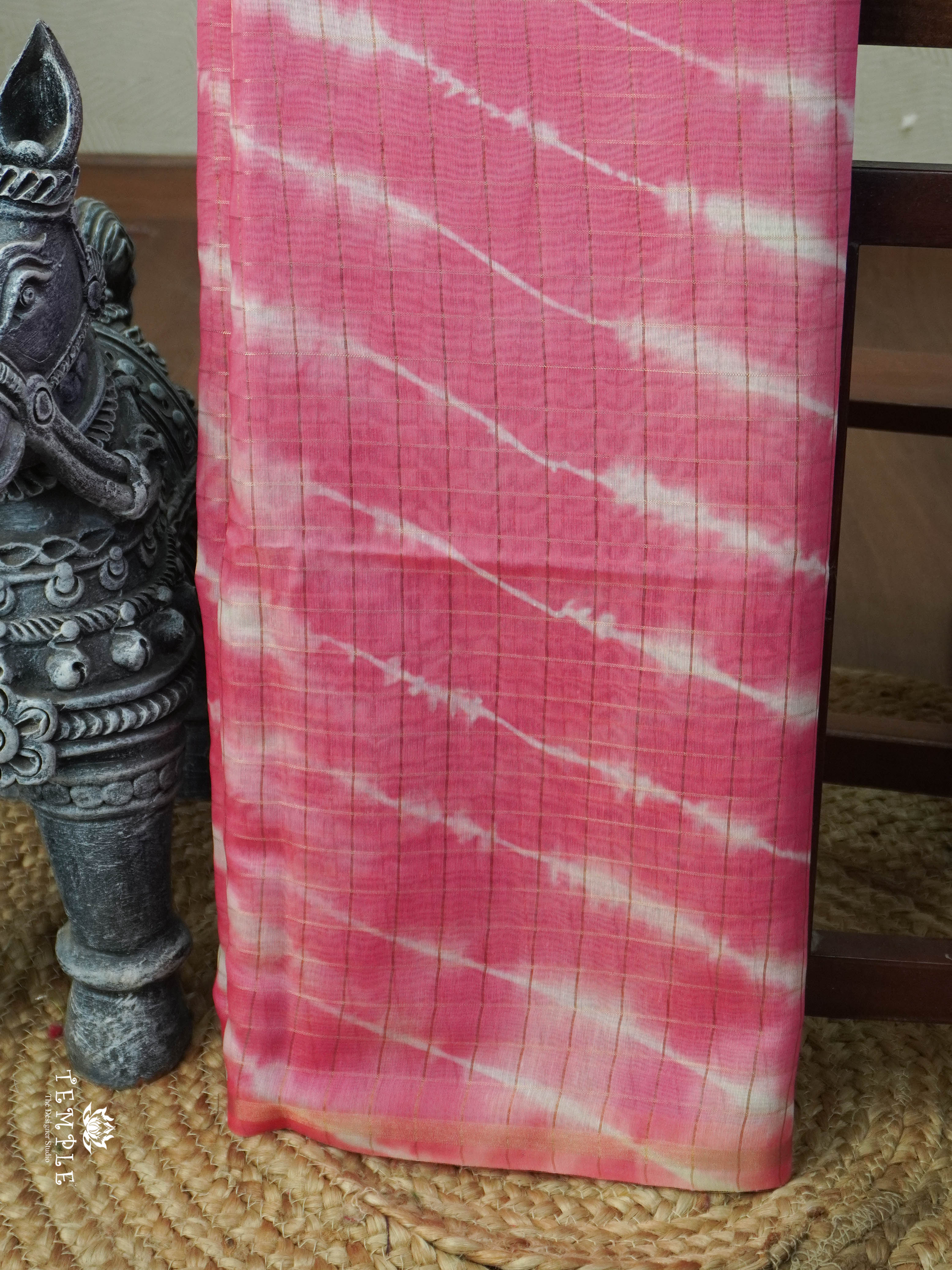 Printed Fancy Cotton Saree | TTDS2881