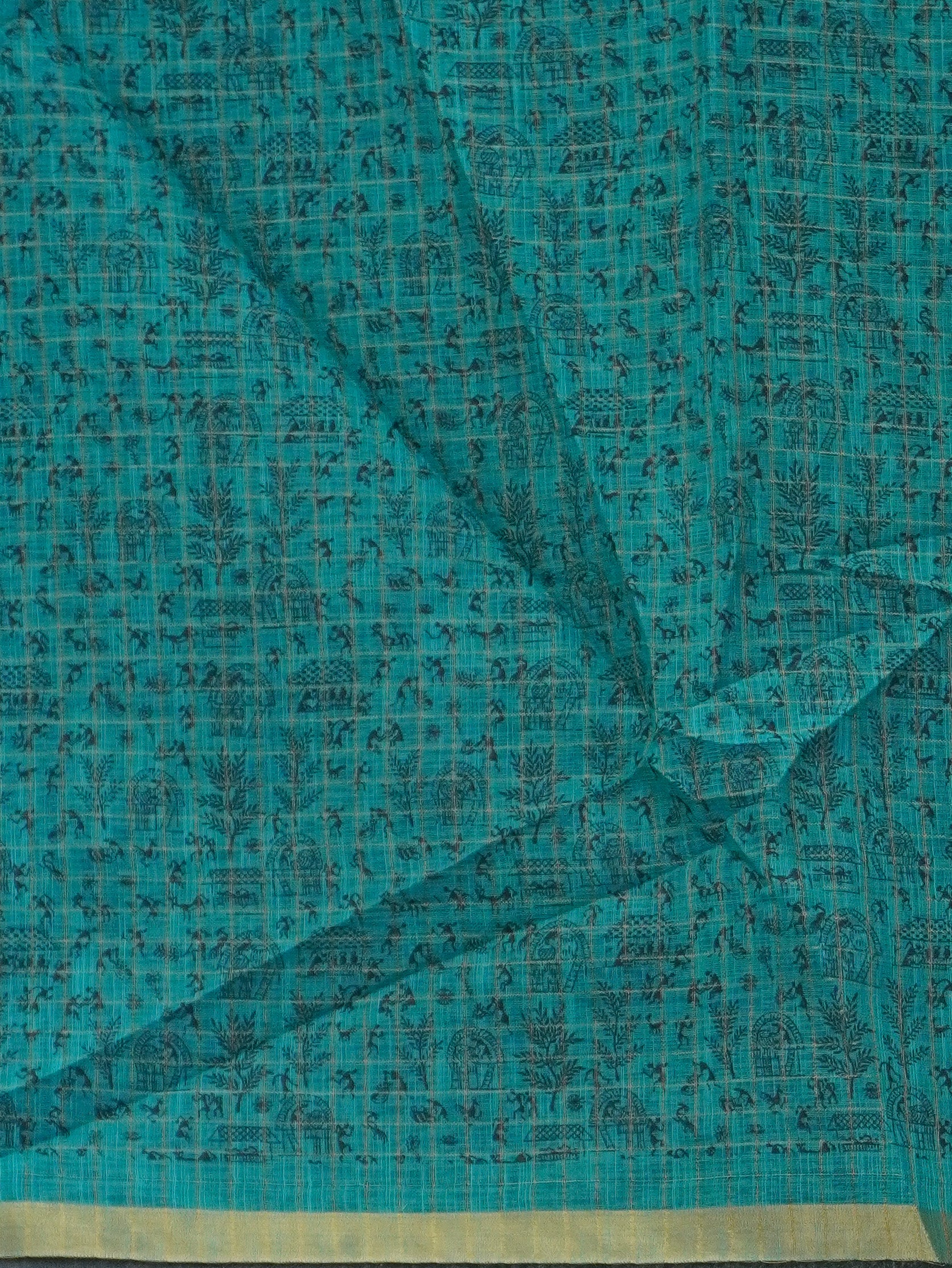 Linen Cotton Saree | TTDS3265