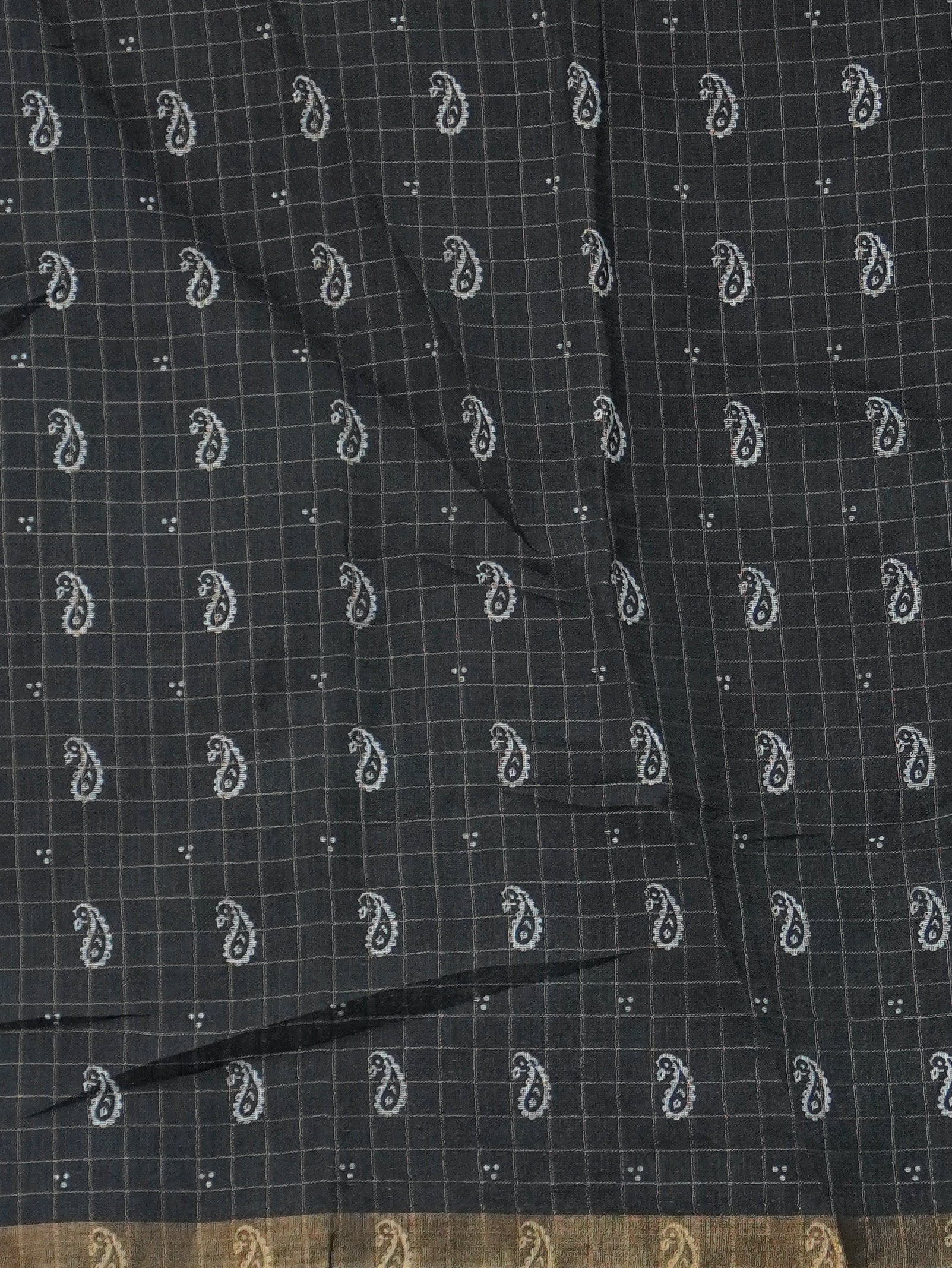 Linen Cotton Saree | TTDS3263