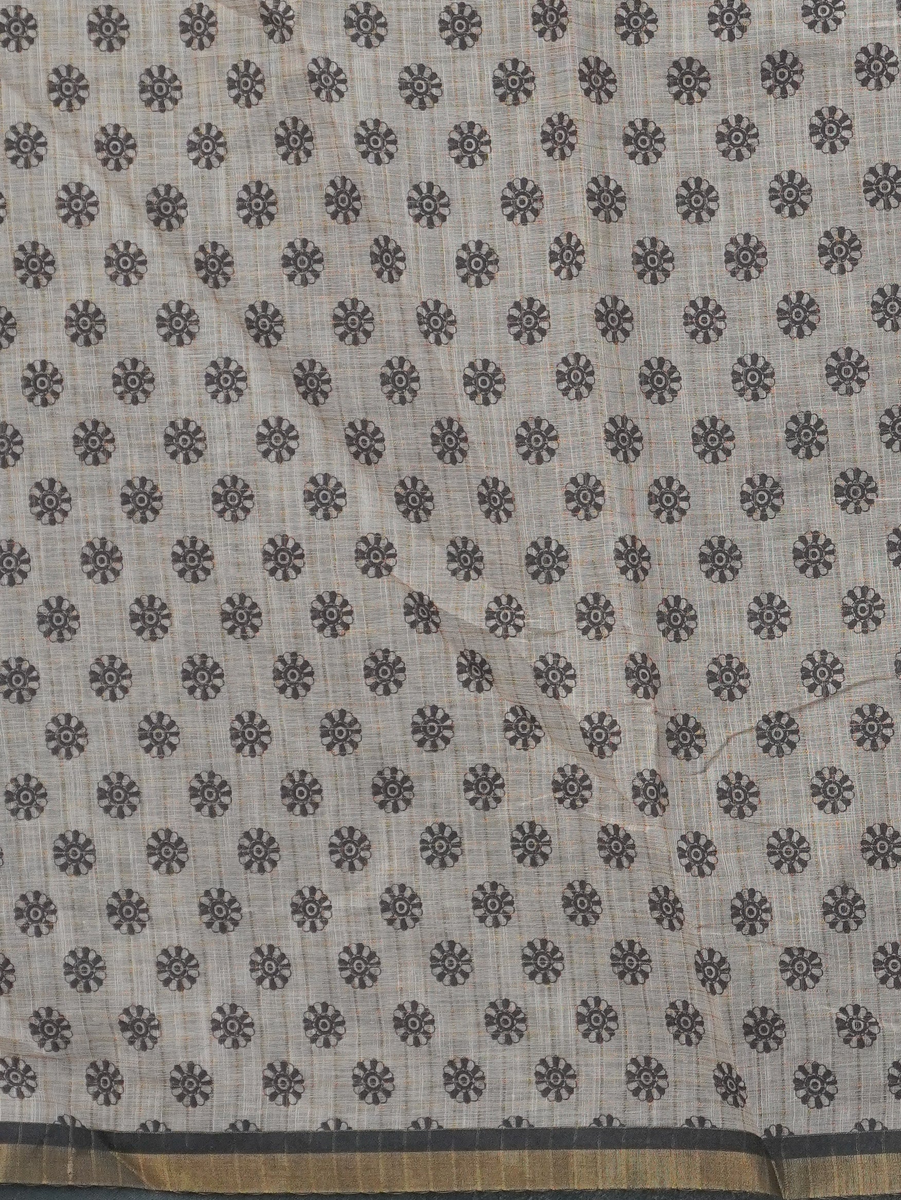 Linen Cotton Saree | TTDS3285
