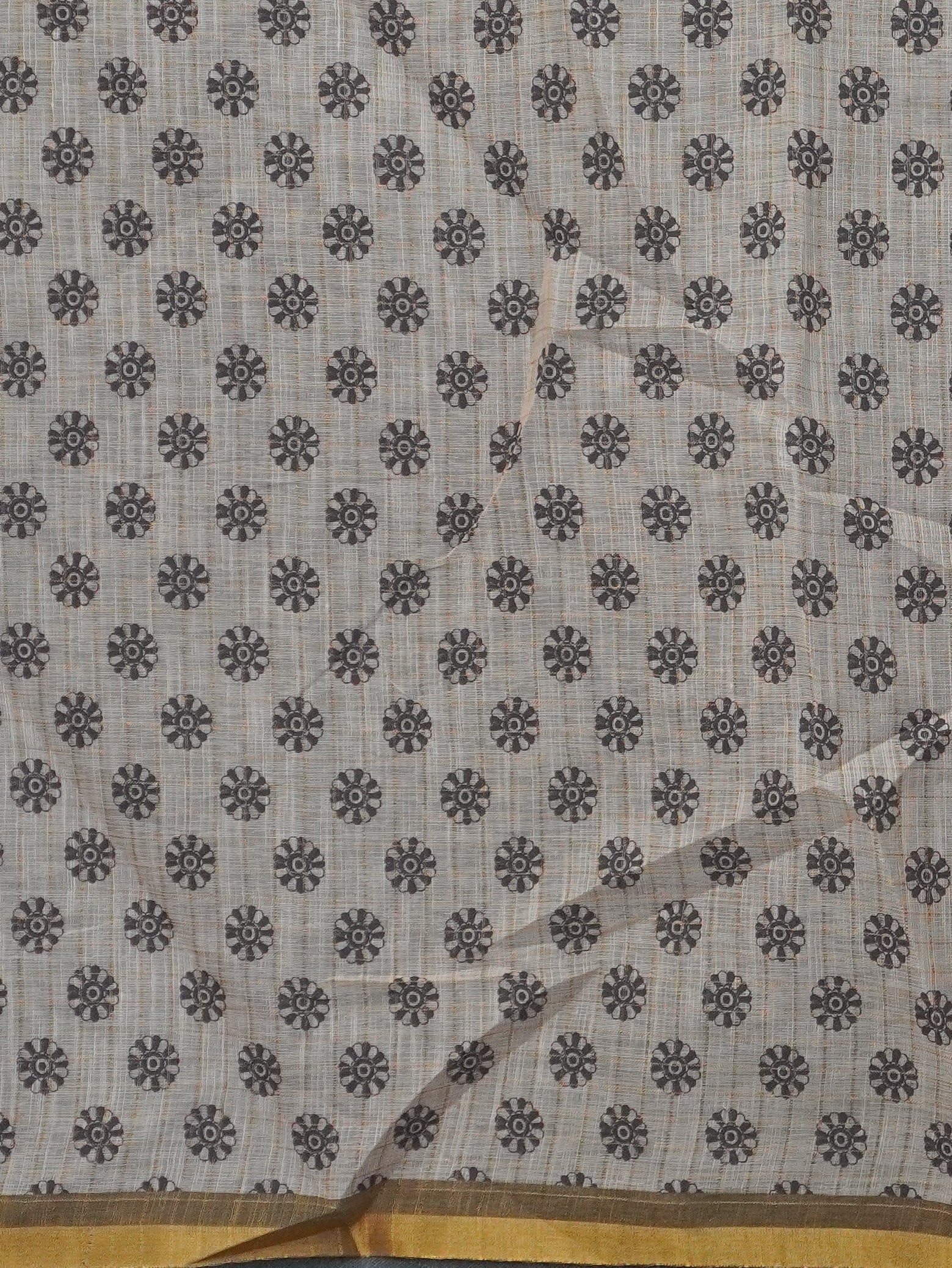 Linen Cotton Saree | TTDS3285