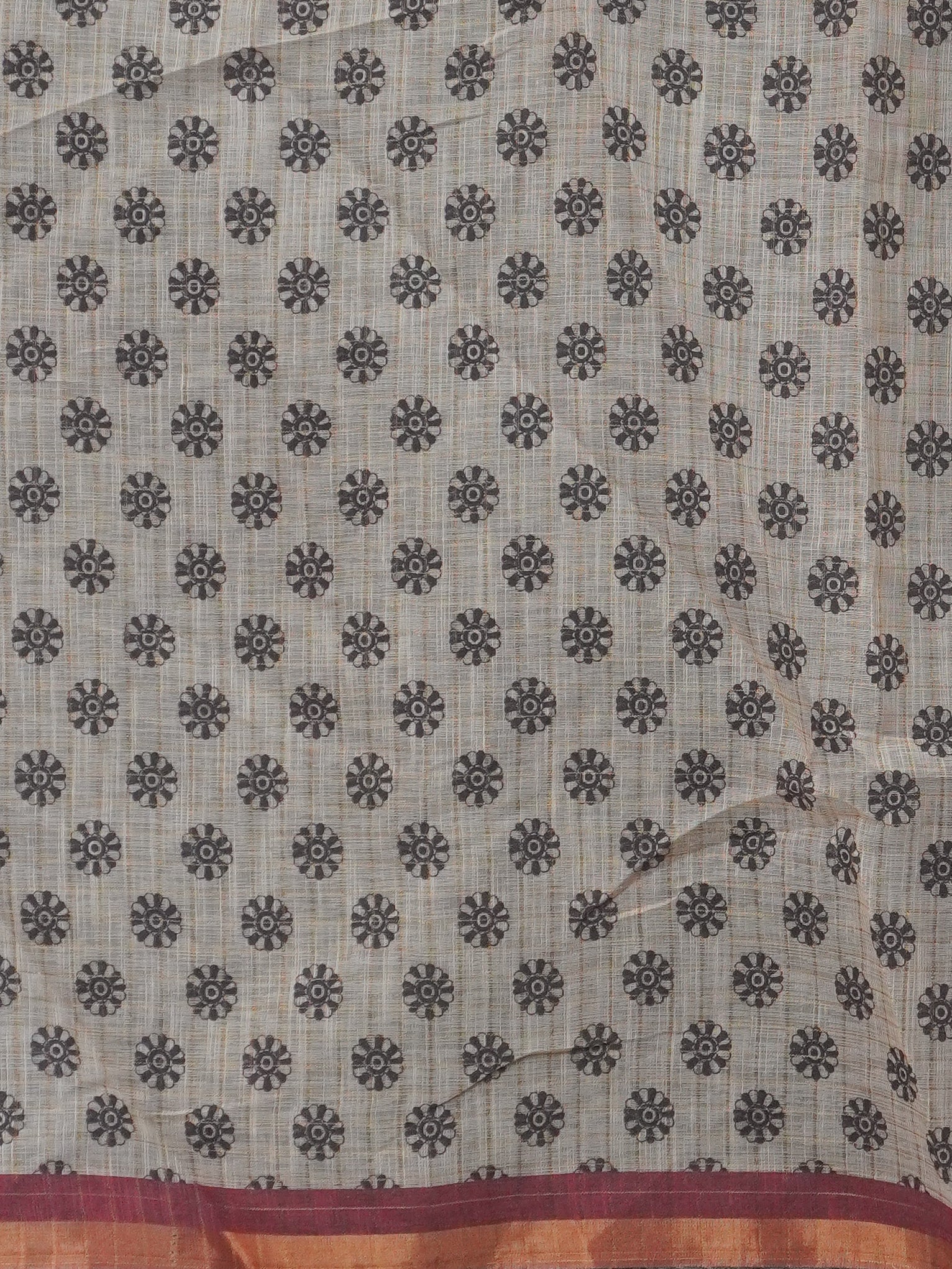 Linen Cotton Saree | TTDS3285