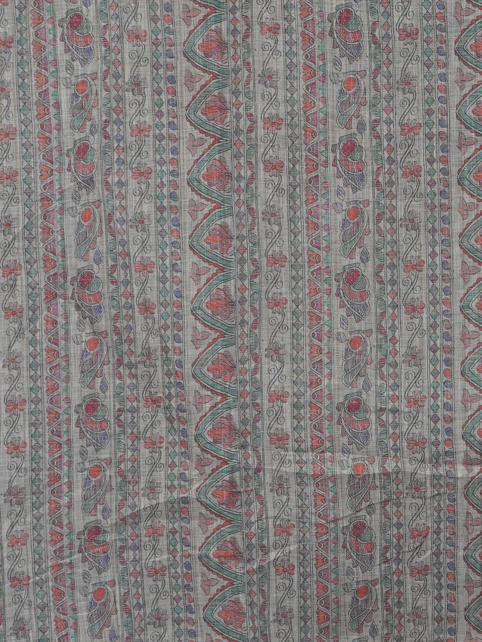 Linen Cotton Saree | TTDS3287