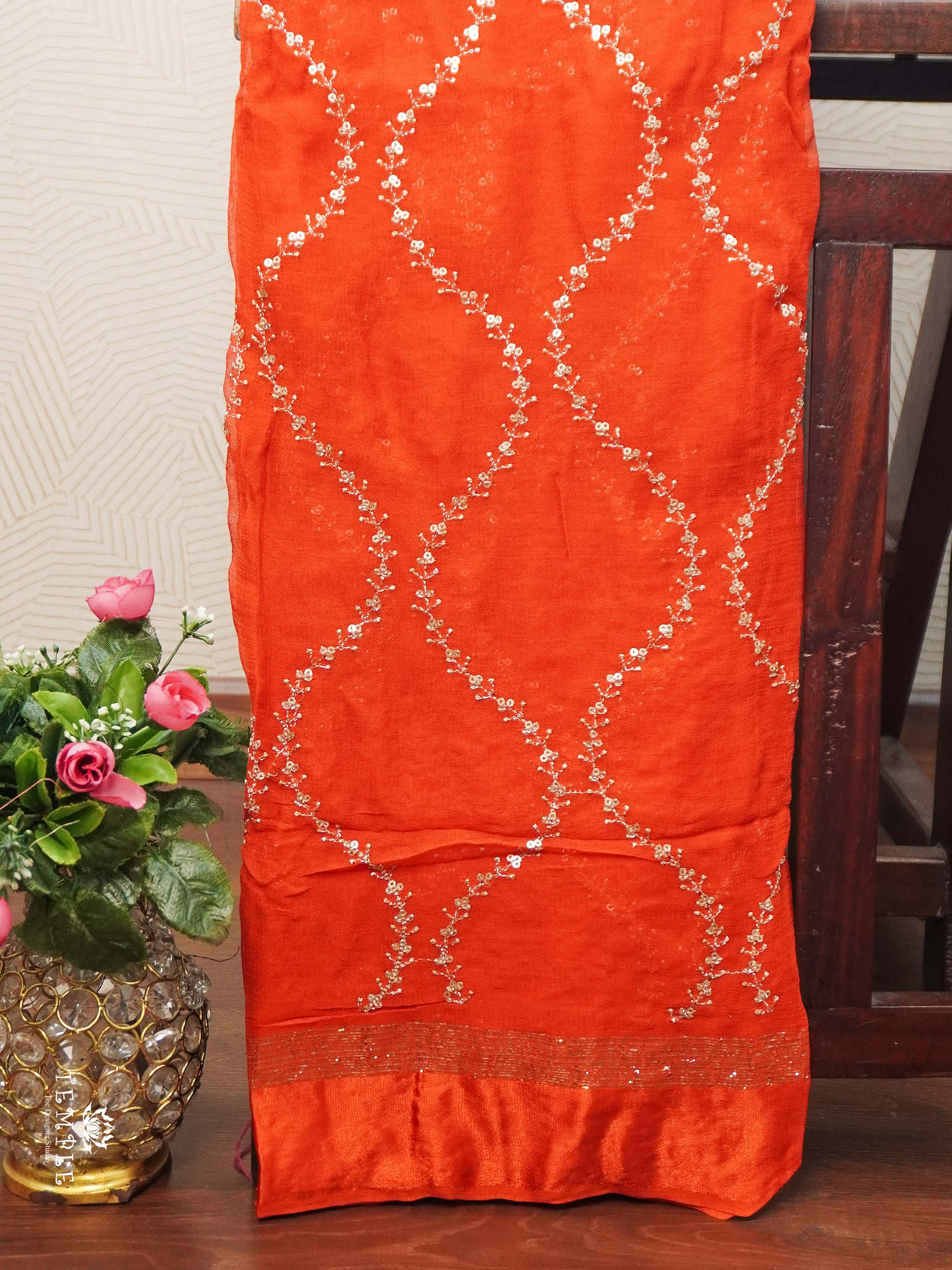 Designer Georgette Saree | TTDS2382
