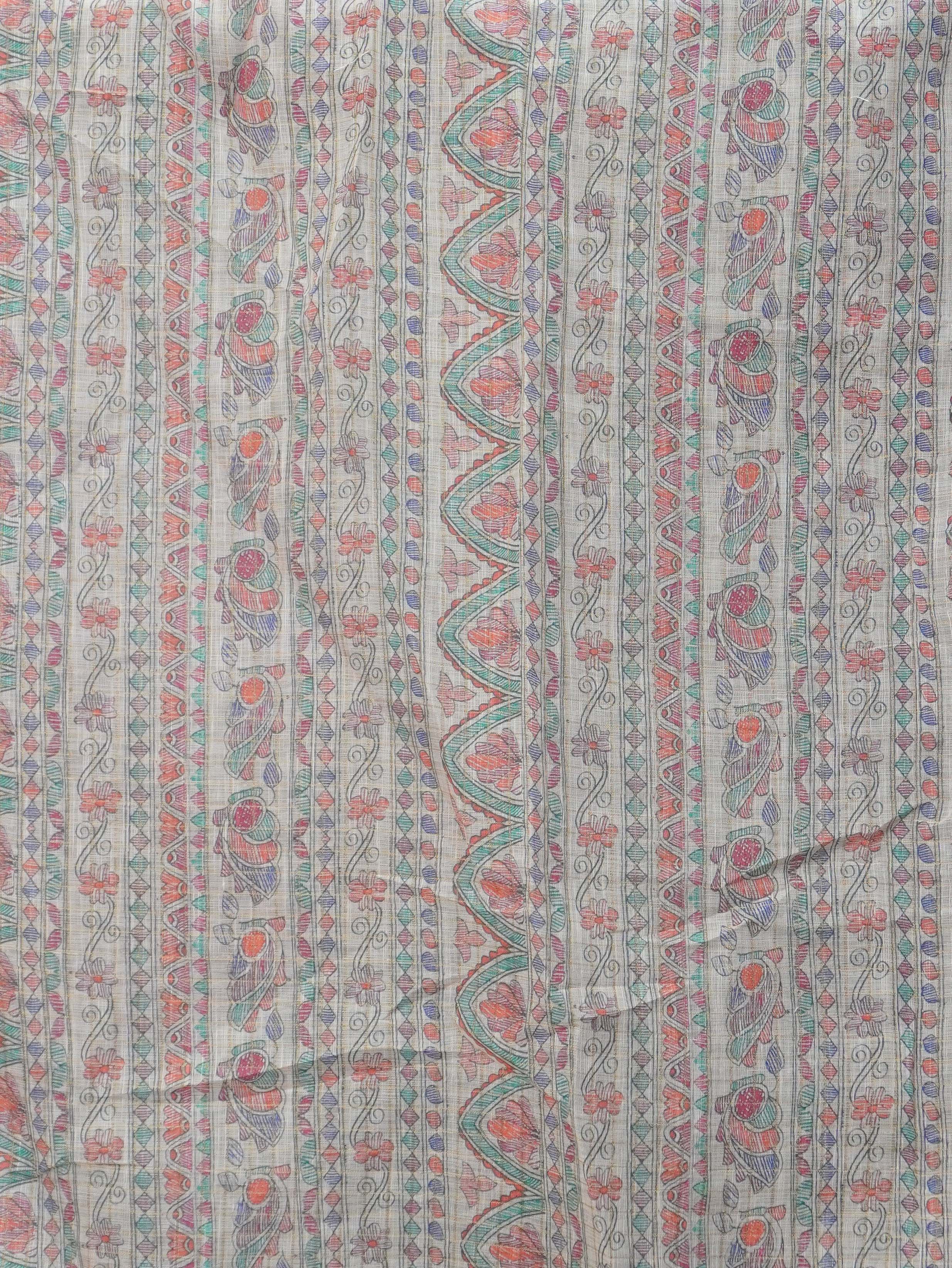 Linen Cotton Saree | TTDS3287