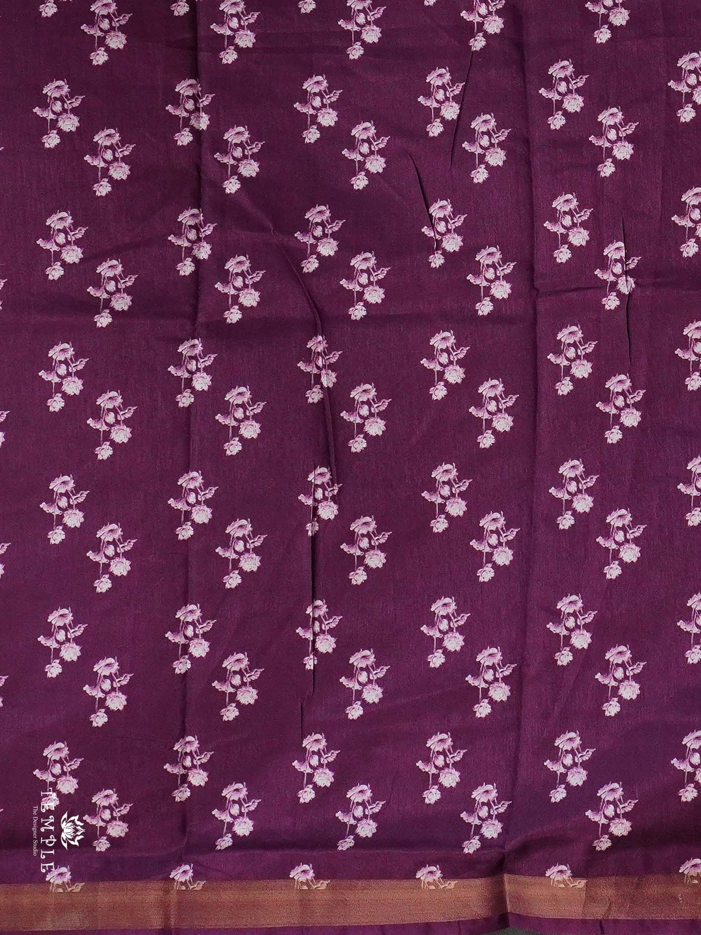 Digital Pichwai Printed Saree | TTDS2351