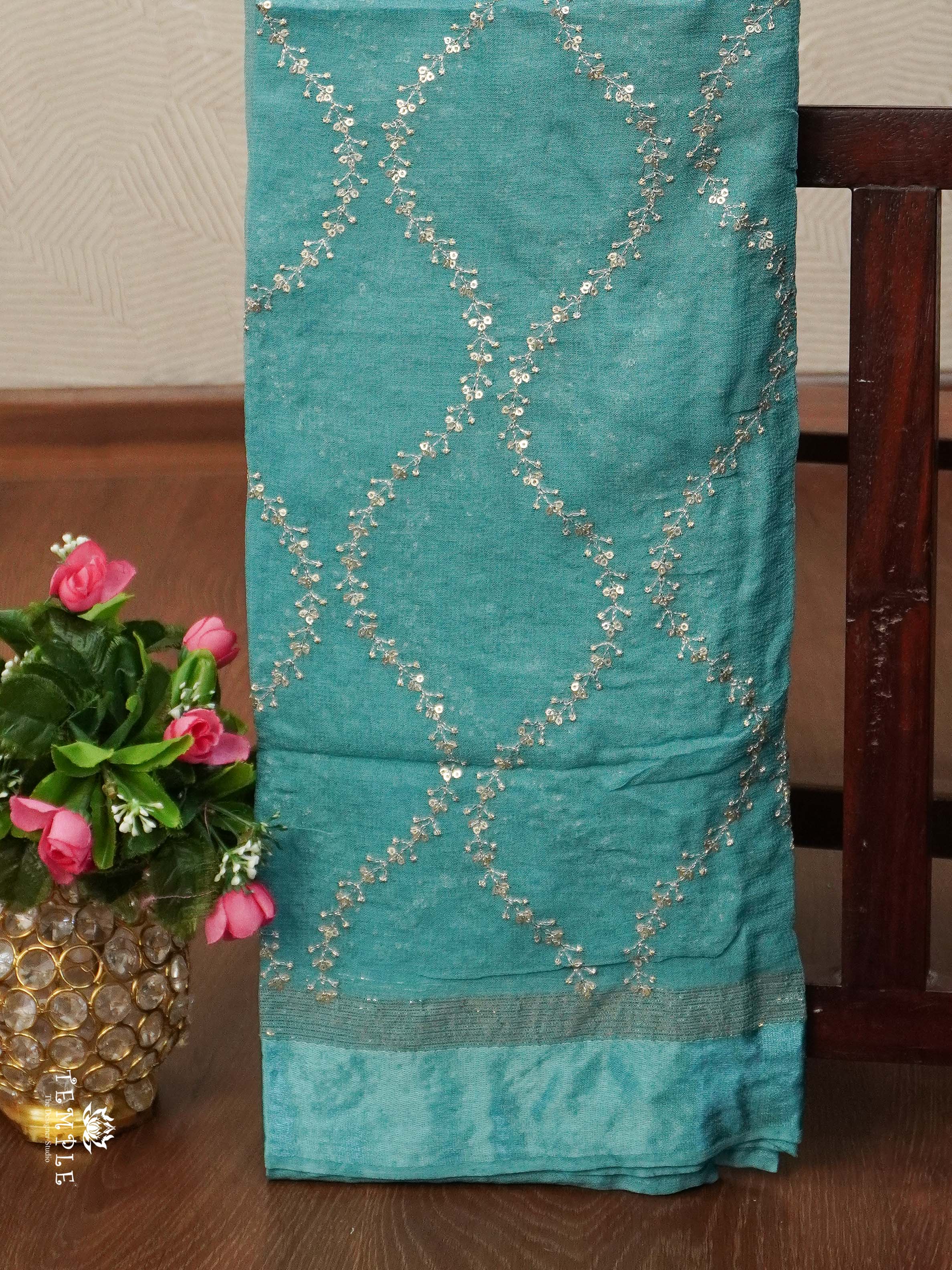 Designer Georgette Saree | TTDS2382