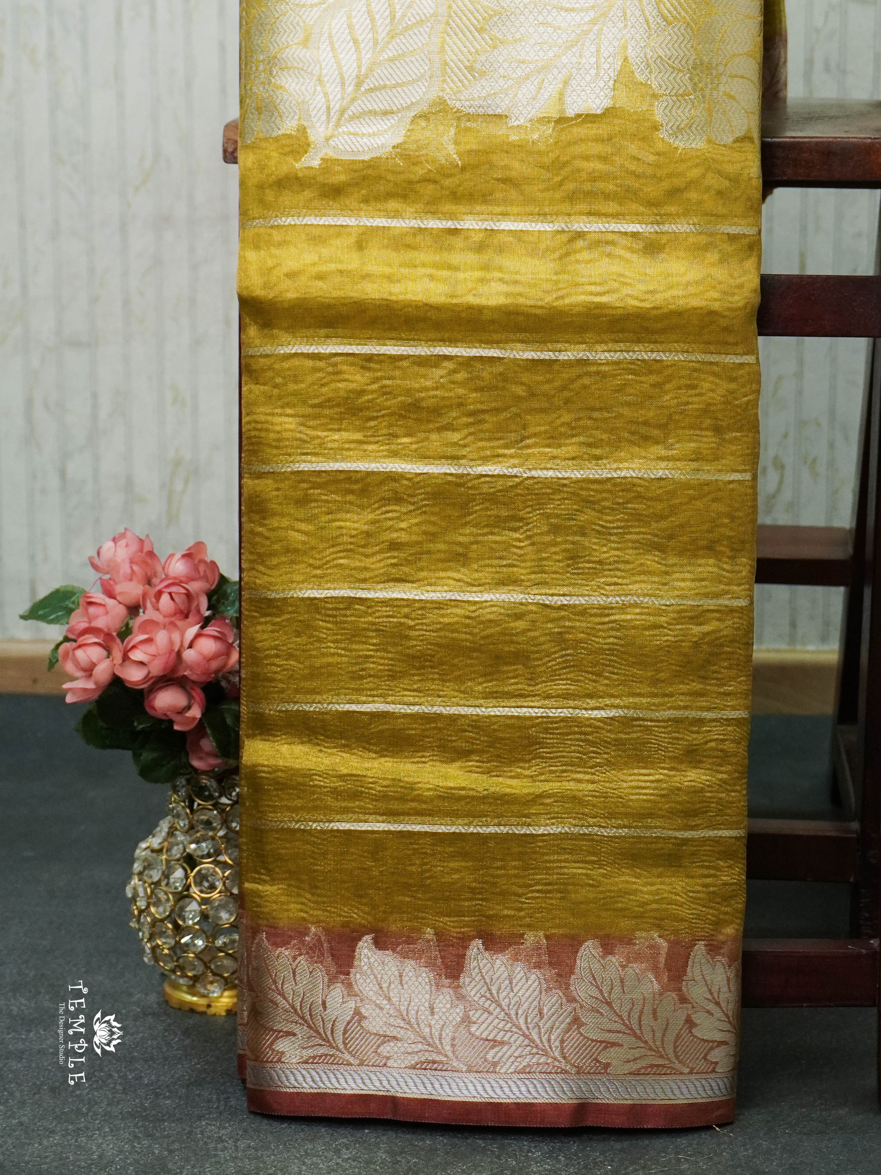 Organza Tissue Saree(Banarasi Zari Woven Pattern) | TTDS1427